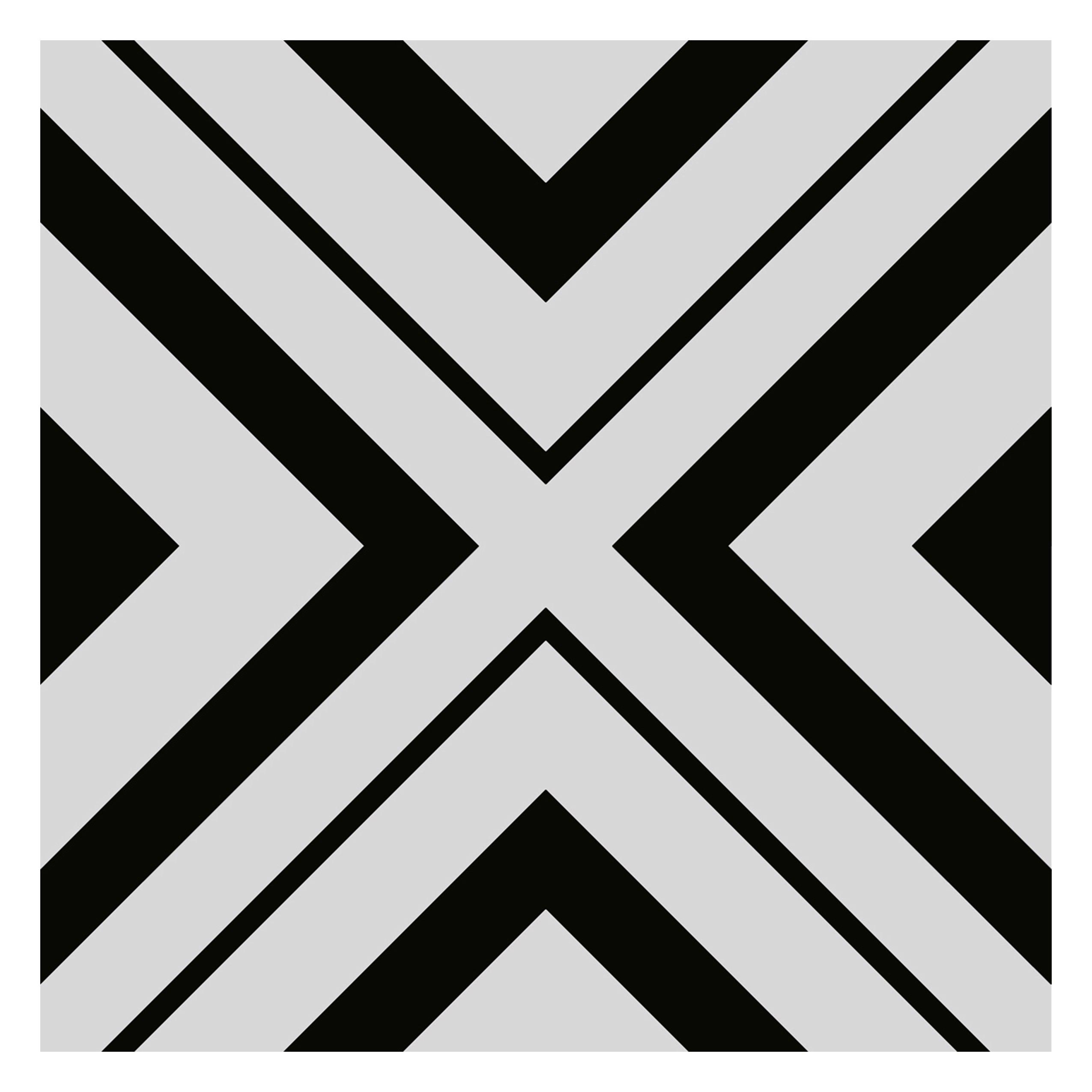 Haus Black White Porcelain Tile 8 X 8 100782721 Floor And Decor