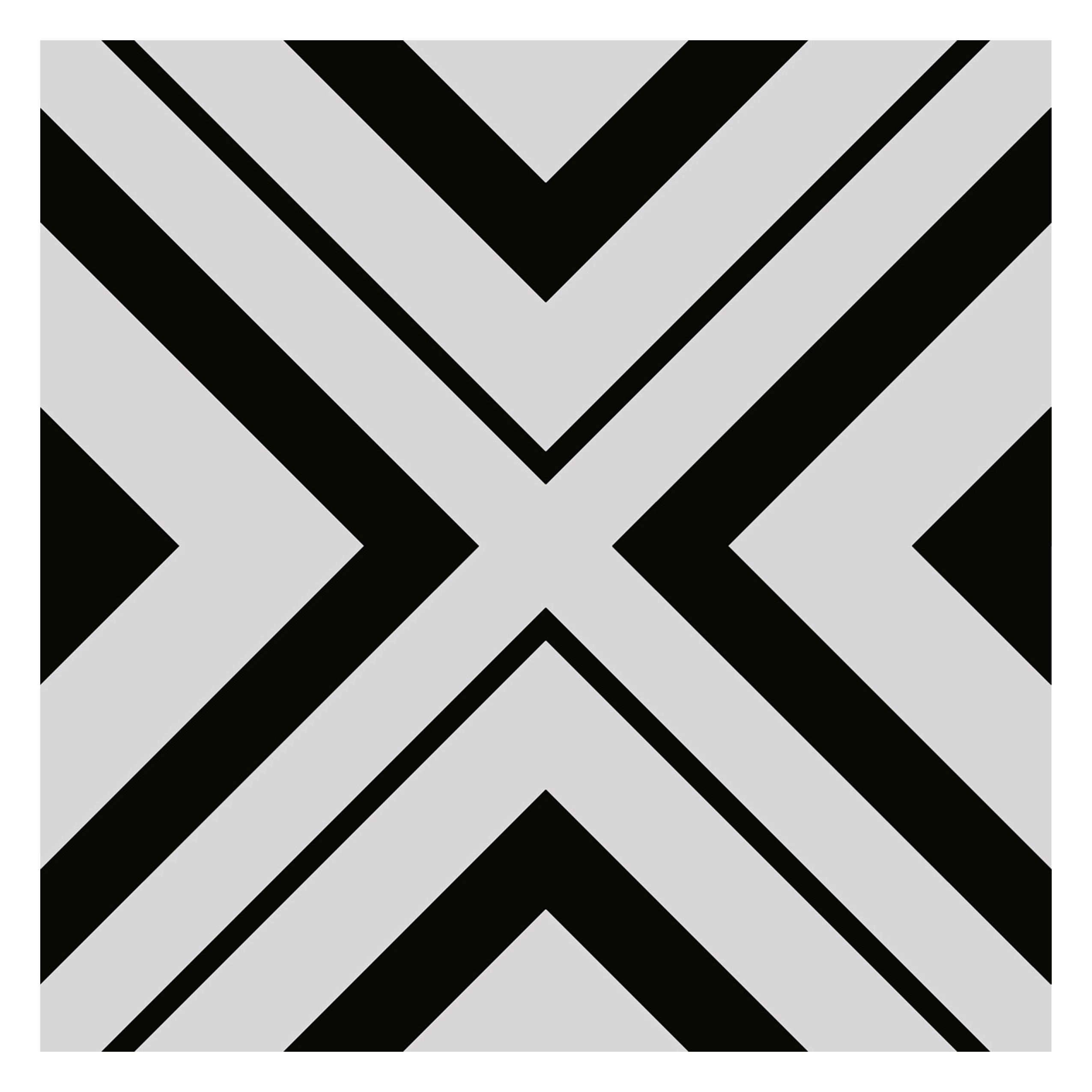 Haus Black White Porcelain Tile 8 X 8 100782721 Floor And Decor