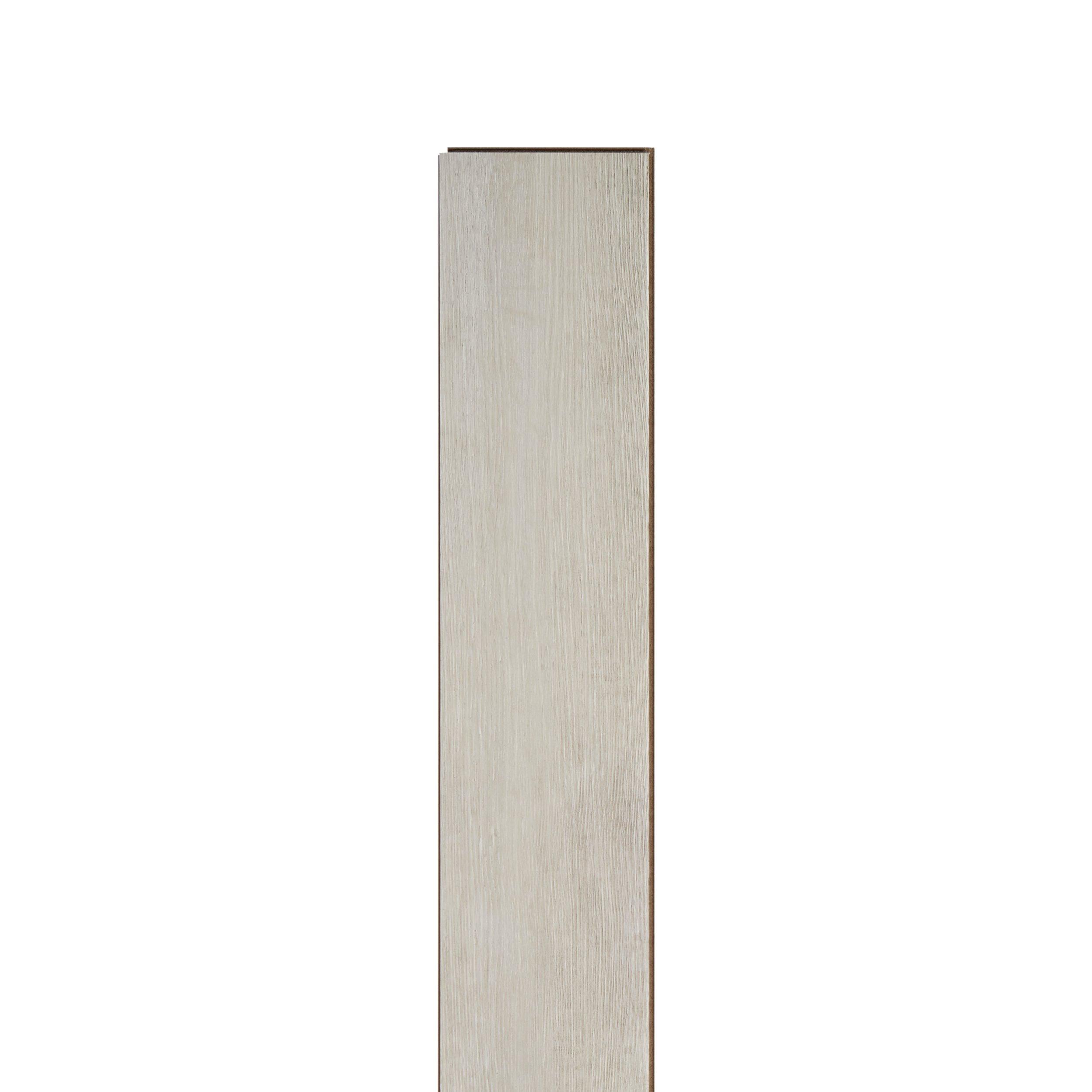 Cool Cream Oak Rigid Core Luxury Vinyl Plank - Cork Back