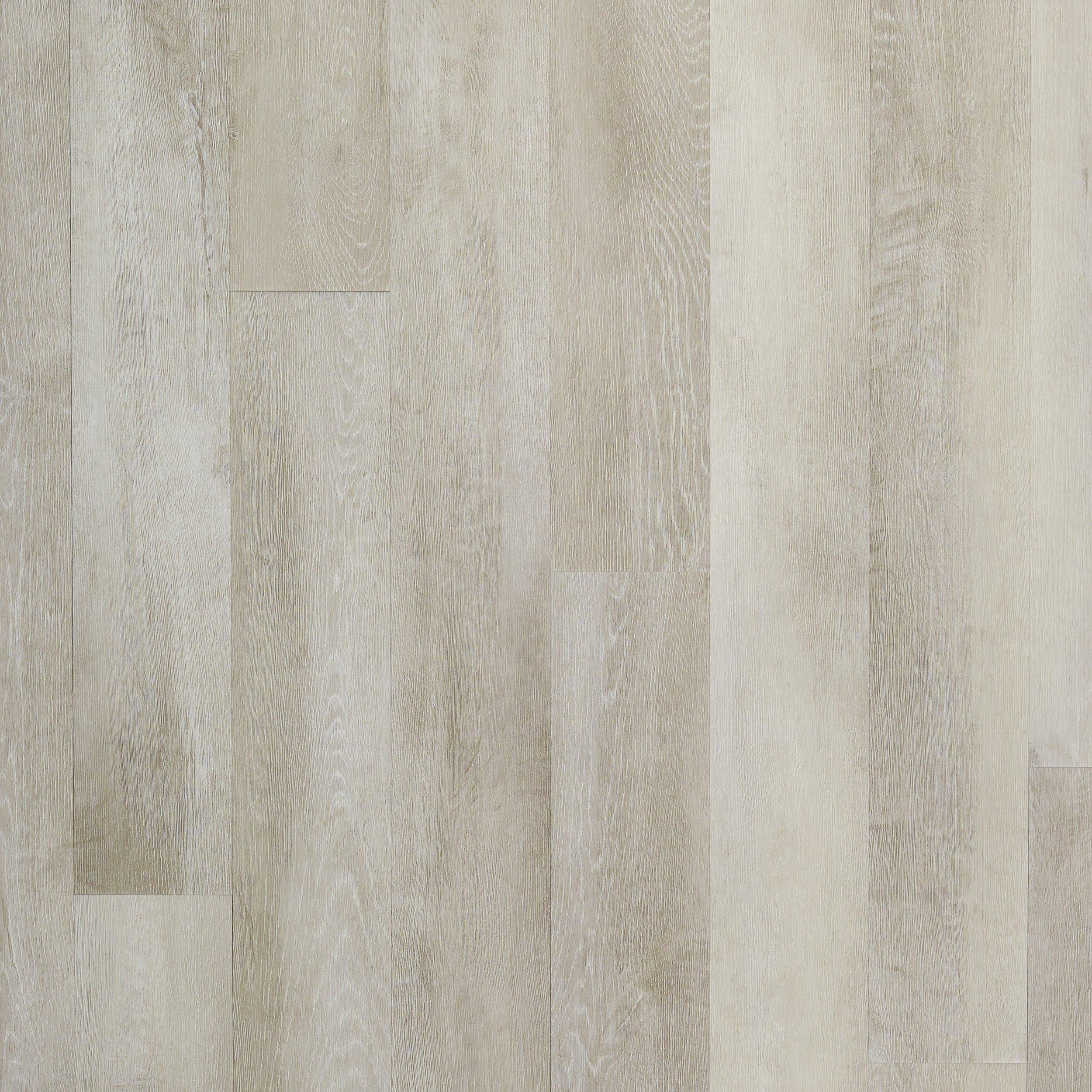 Cool Cream Oak Rigid Core Luxury Vinyl Plank - Cork Back