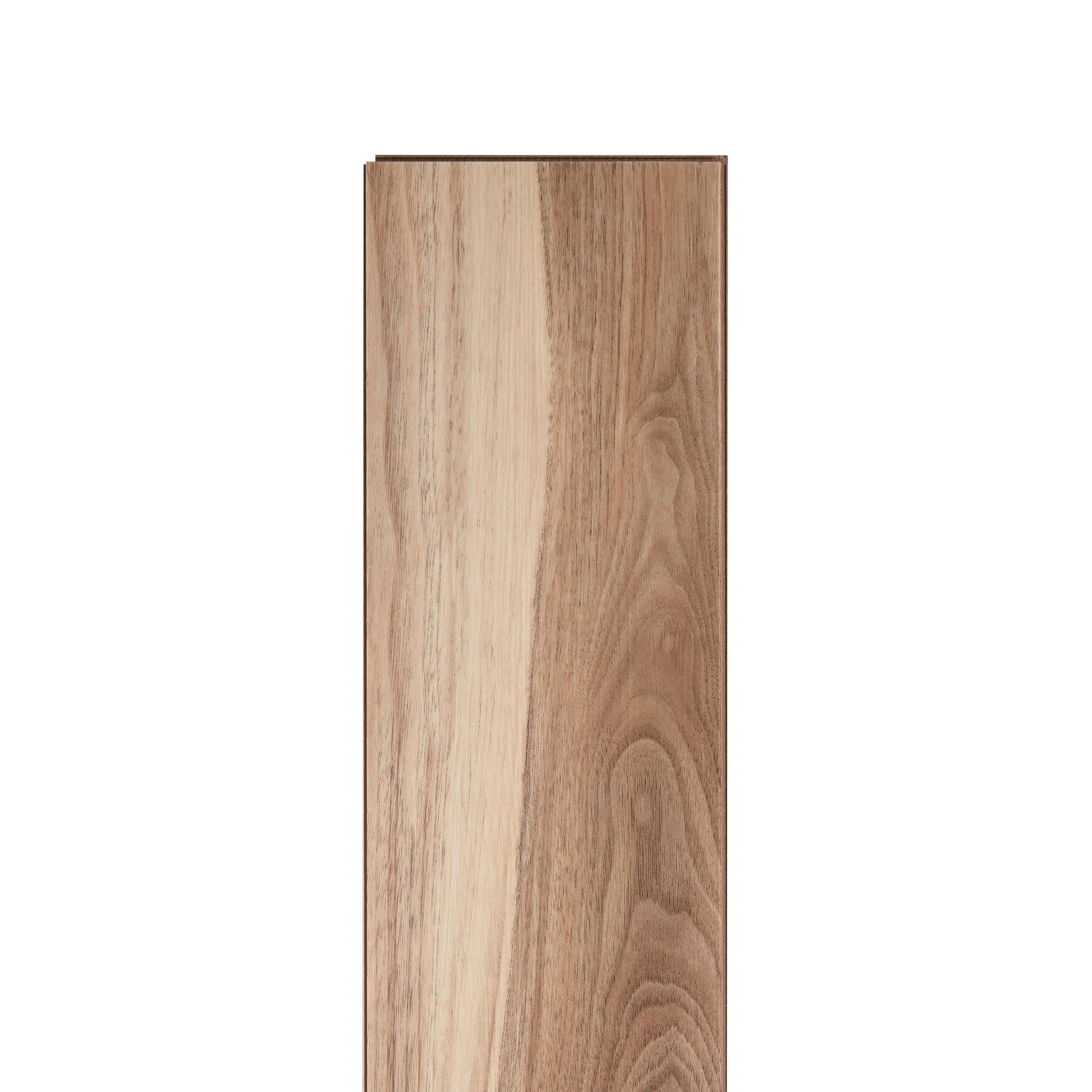 Saddle Walnut Rigid Core Luxury Vinyl Plank - Cork Back