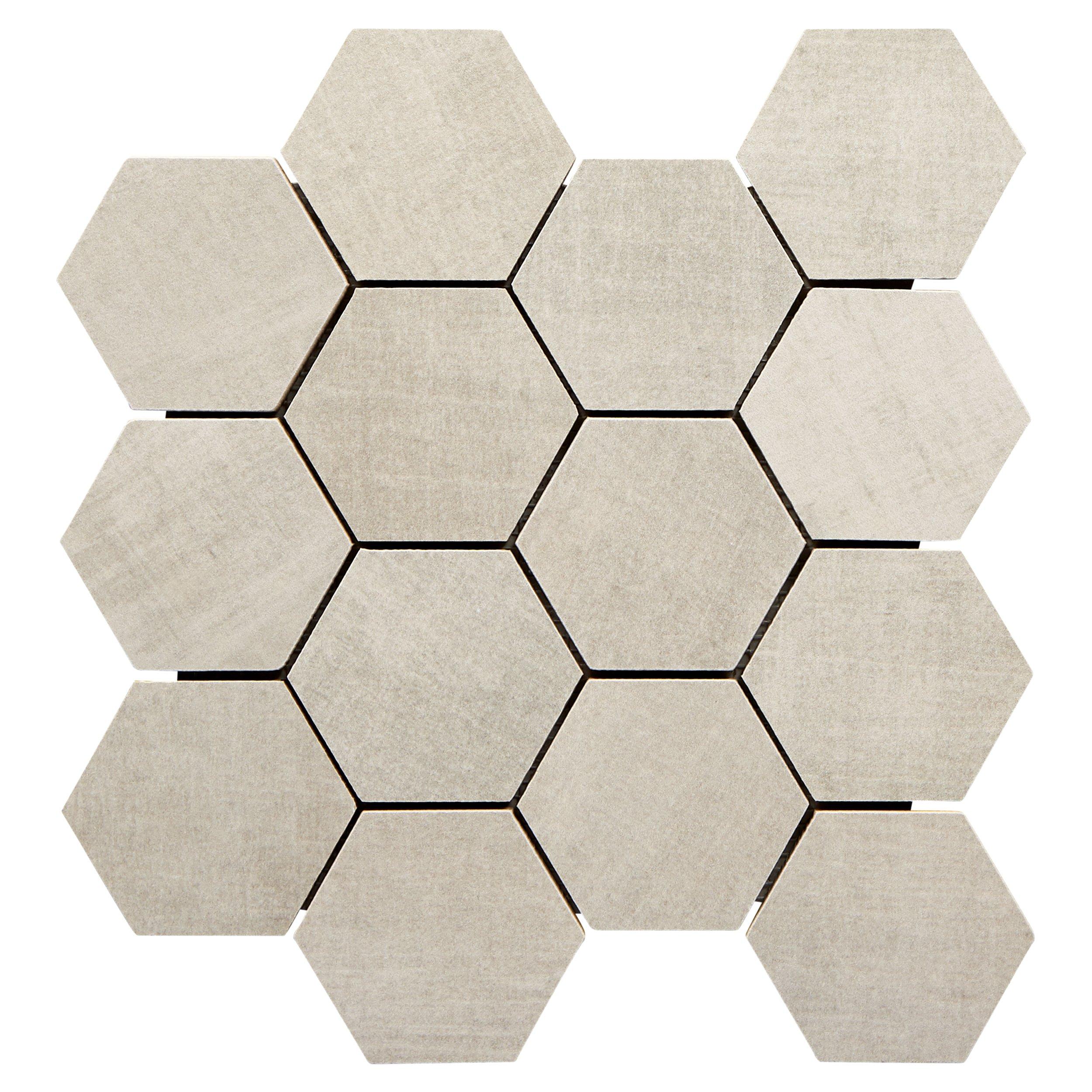 Sundance II Hexagon Matte Porcelain Mosaic