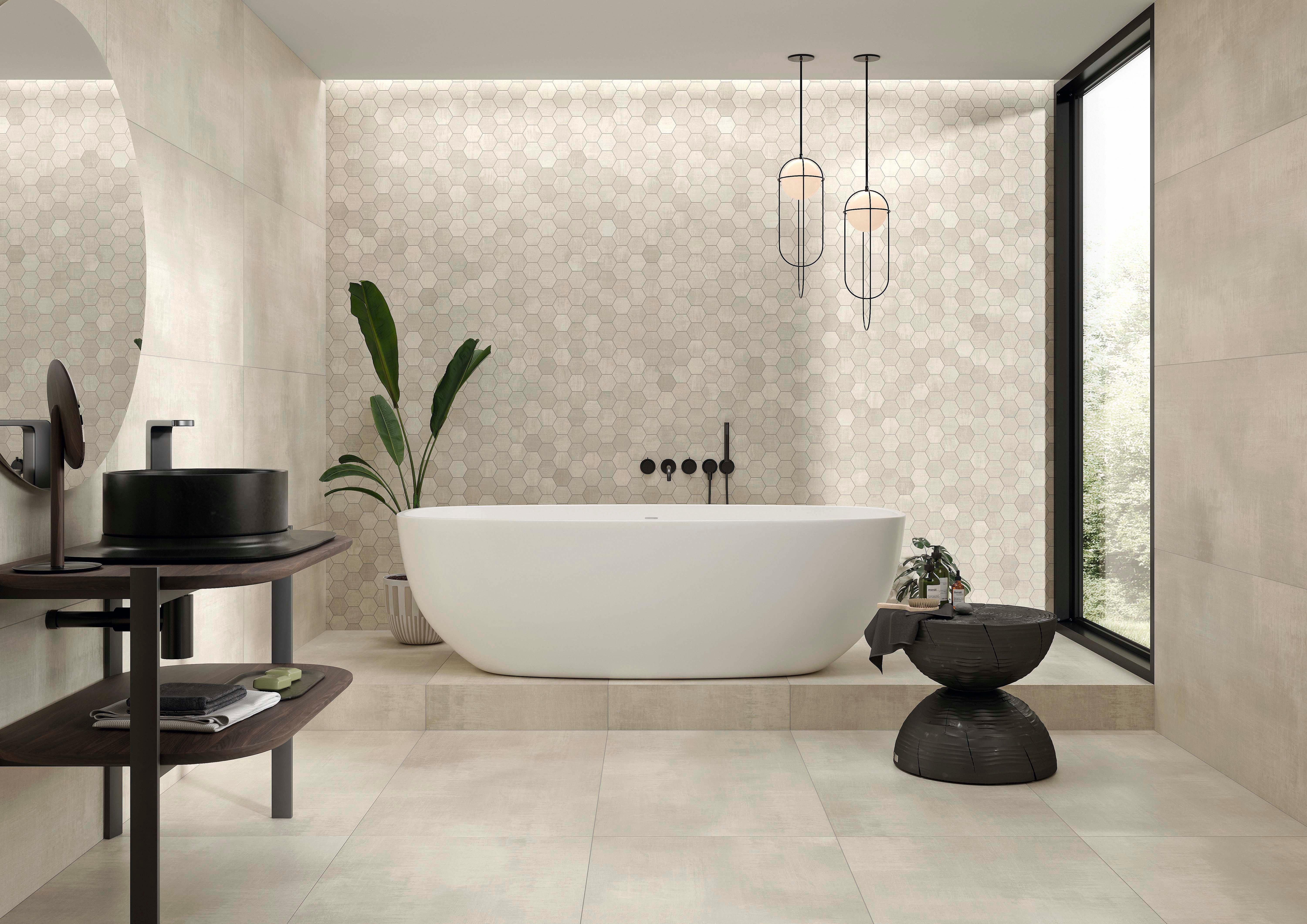 Adessi Sundance II Hexagon Porcelain Mosaic