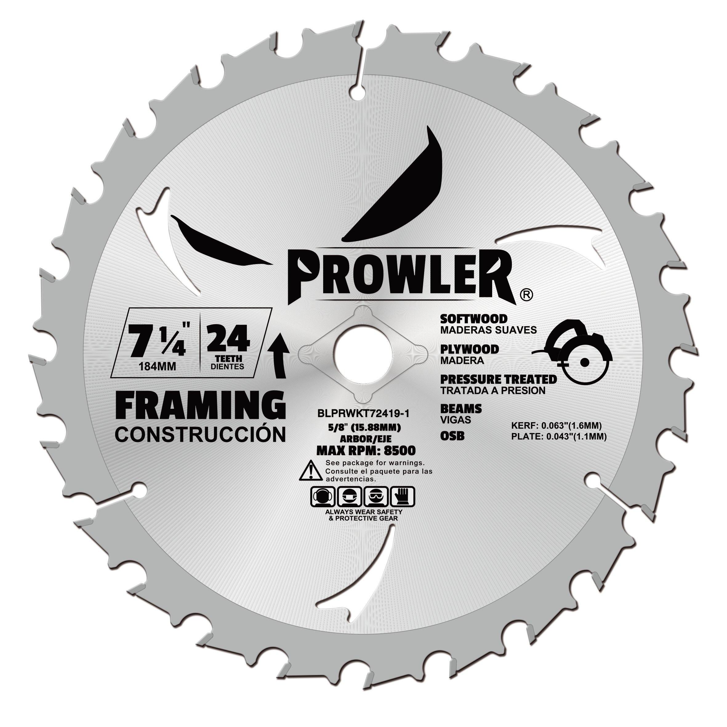 Prowler 7 1/4in. 24T Wood Blade