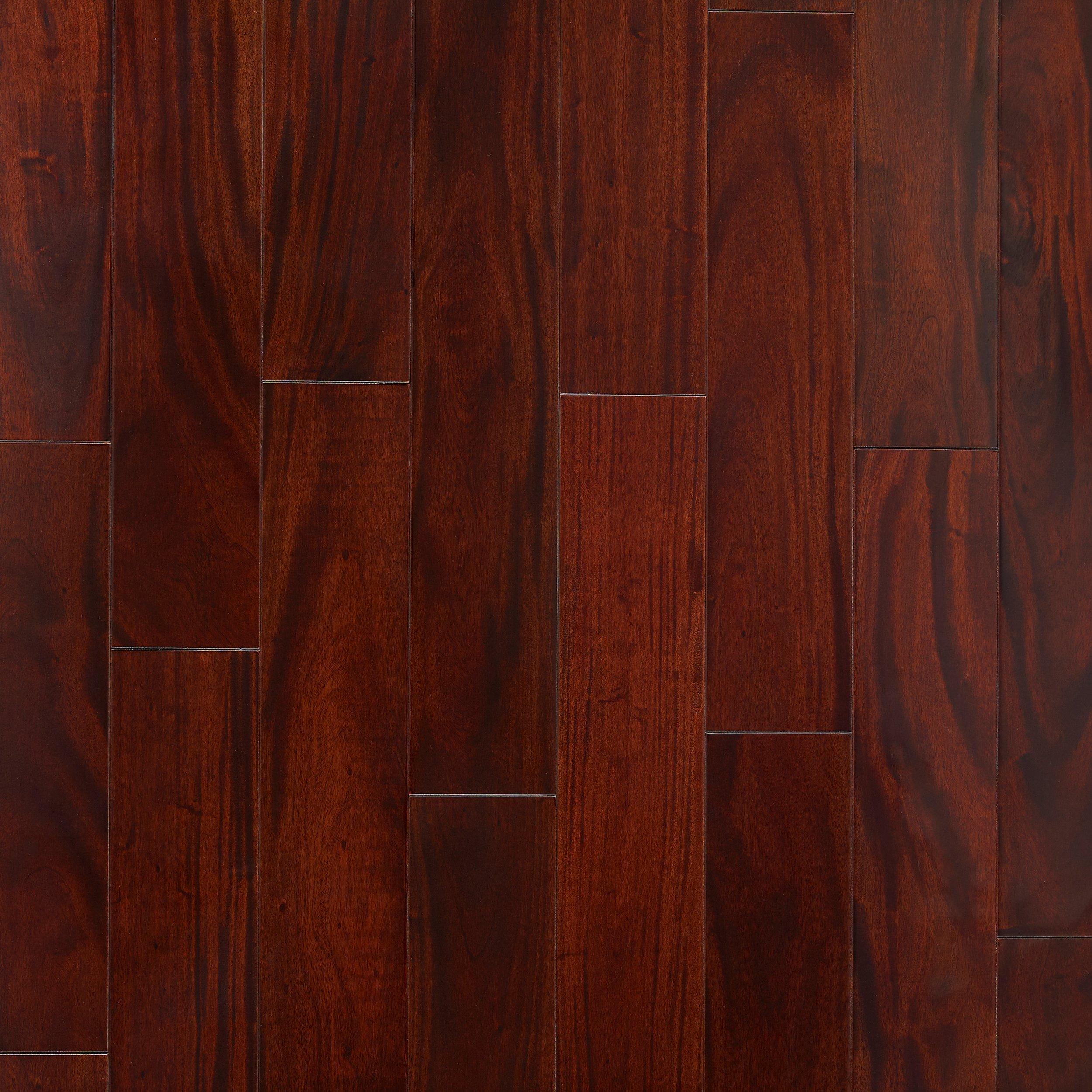 Lavella II Mahogany Smooth Solid Hardwood Floor and Decor