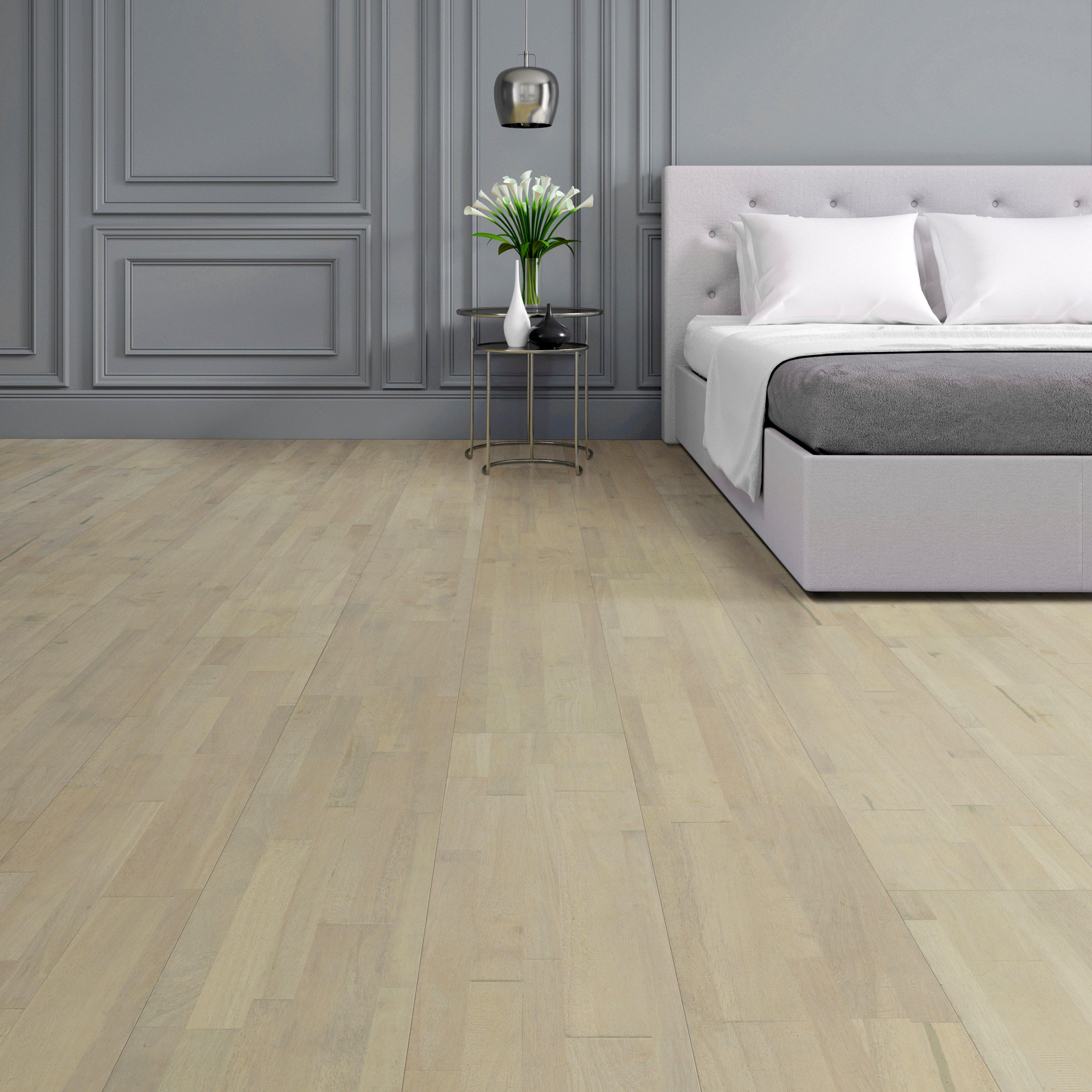 Merriweather Hevea Distressed Solid Hardwood
