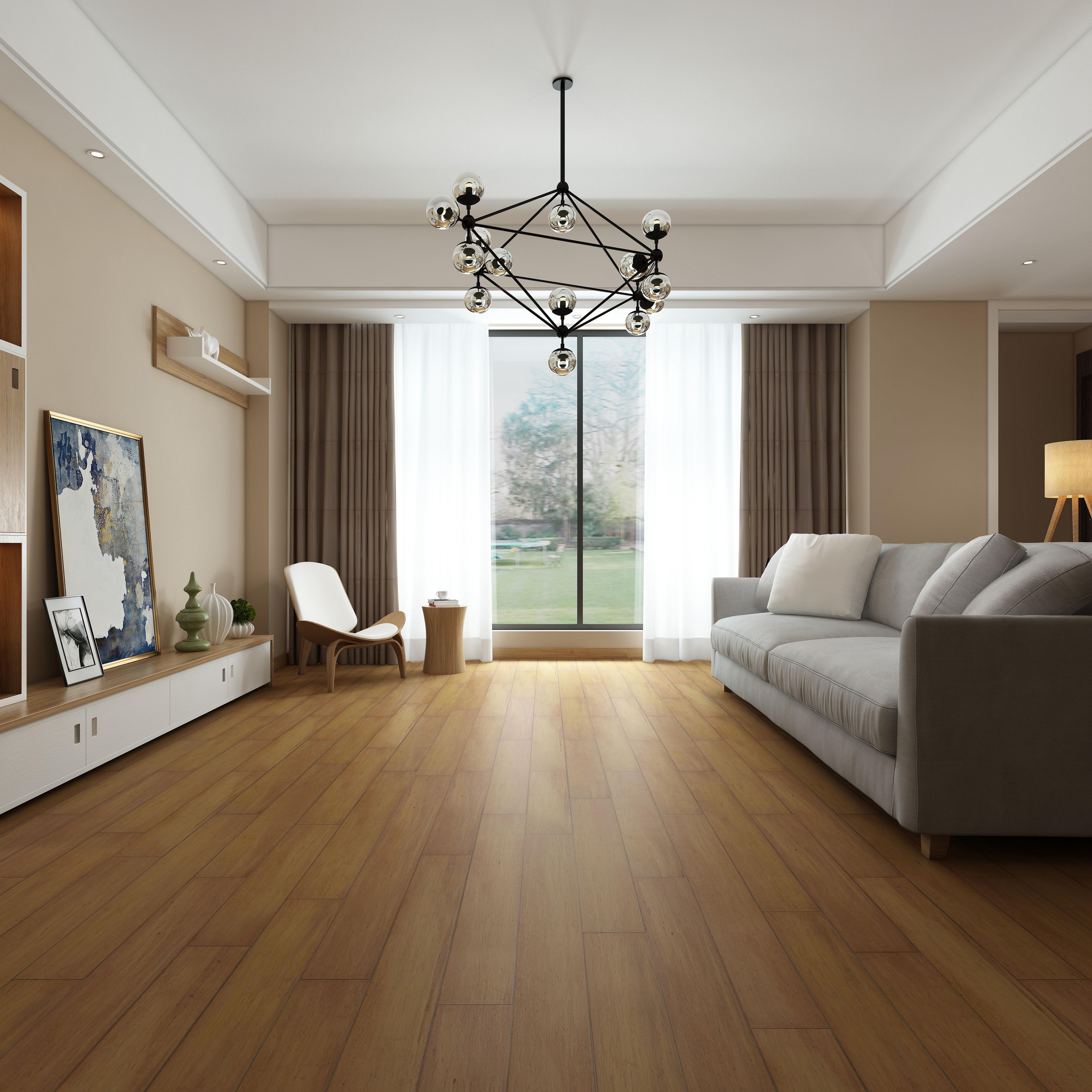 Olentangy Wire-Brushed Solid Stranded Bamboo