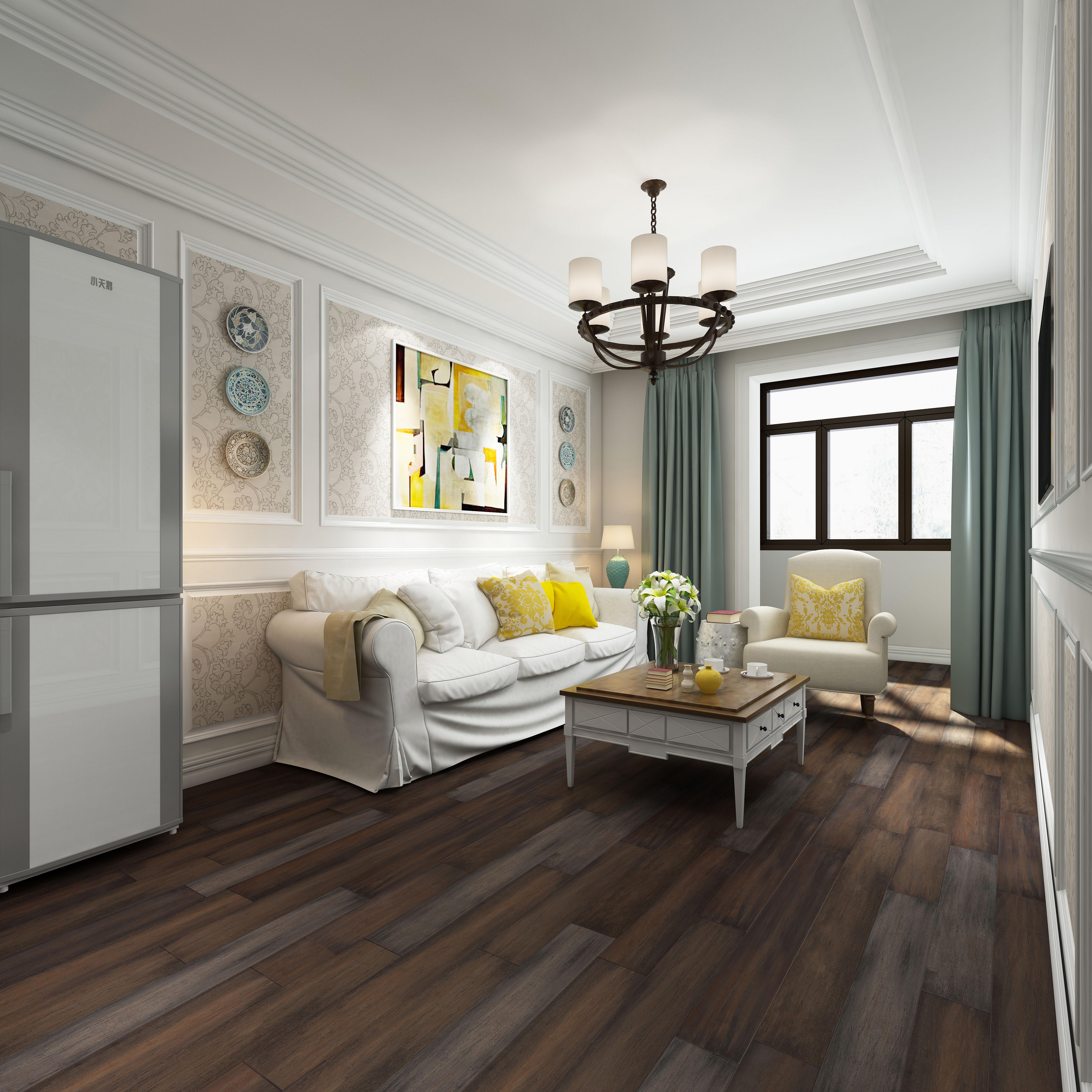 Culberson Wire-Brushed Solid Stranded Bamboo