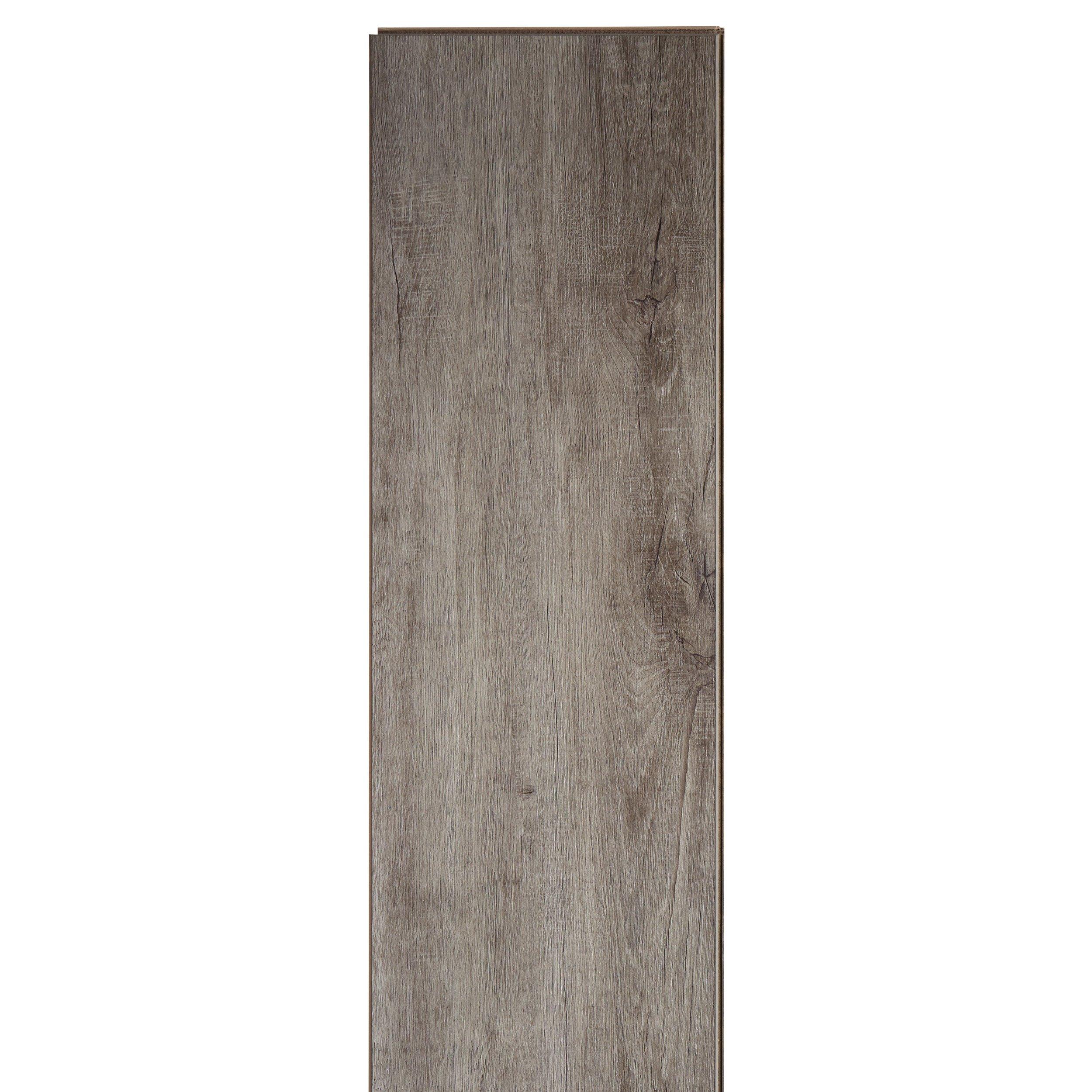 Pavestone Grey Rigid Core Luxury Vinyl Plank - Cork Back