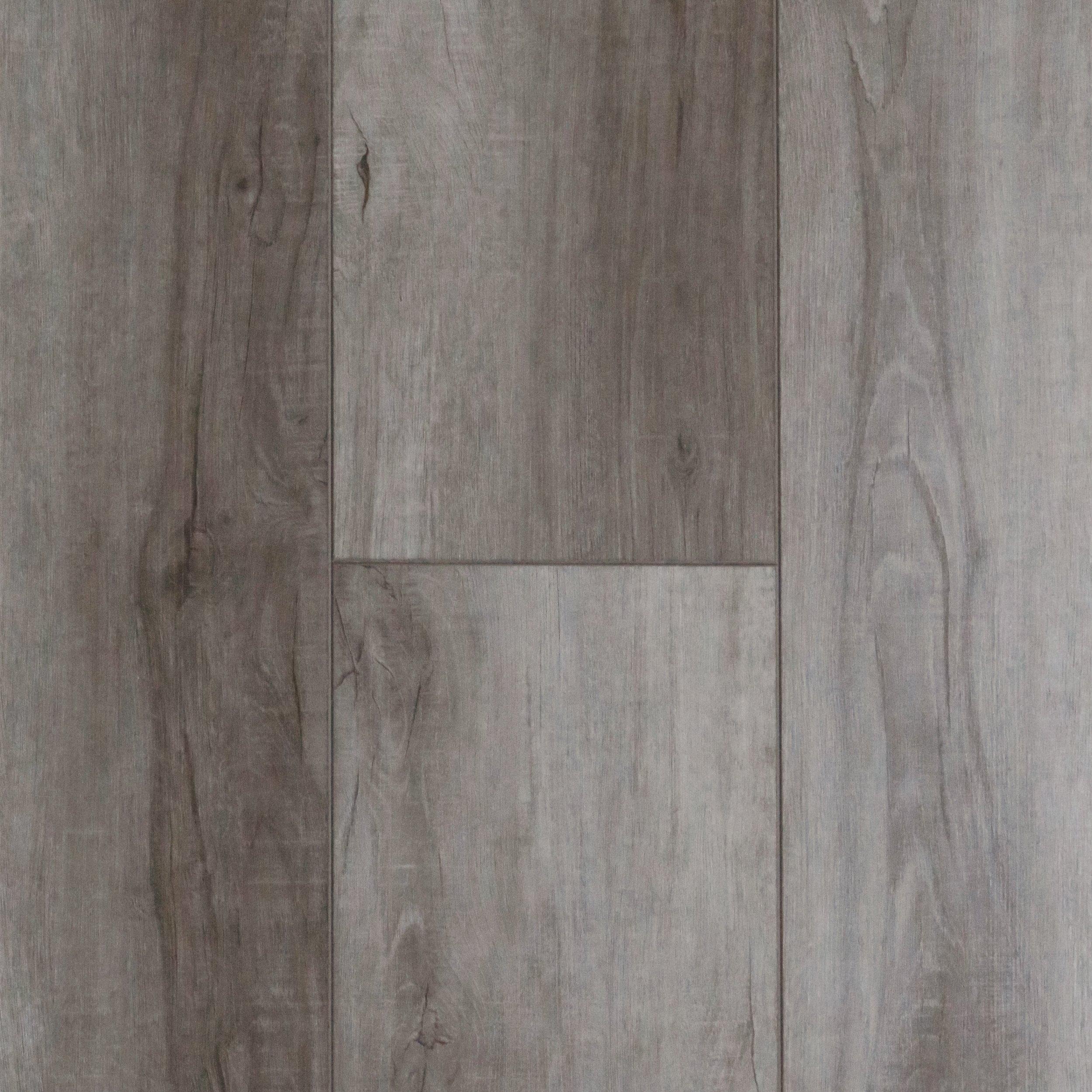 Light Gray Rigid Core Luxury Vinyl Plank - Cork Back