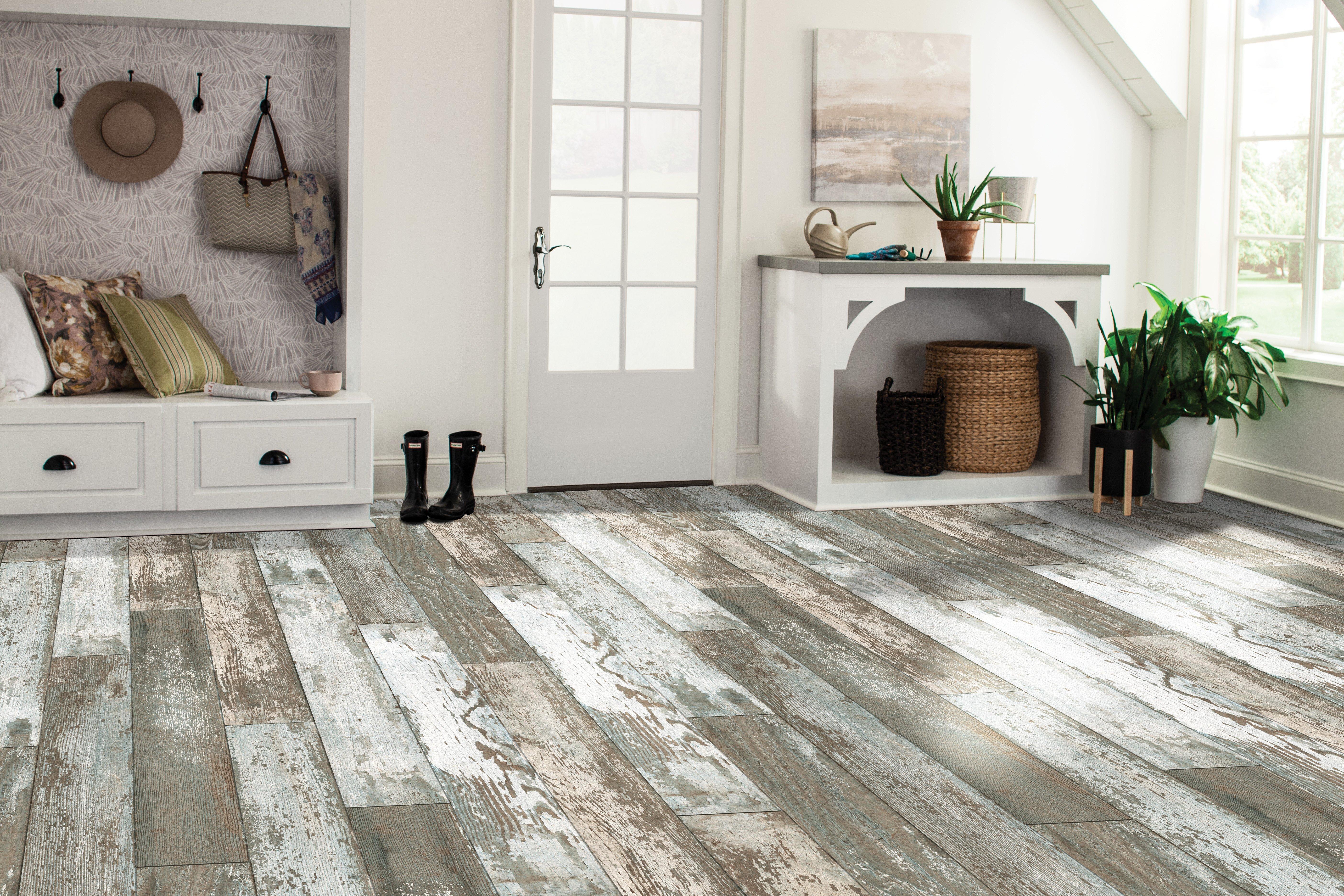 Farm Fences Pine Water Resistant Laminate Plank