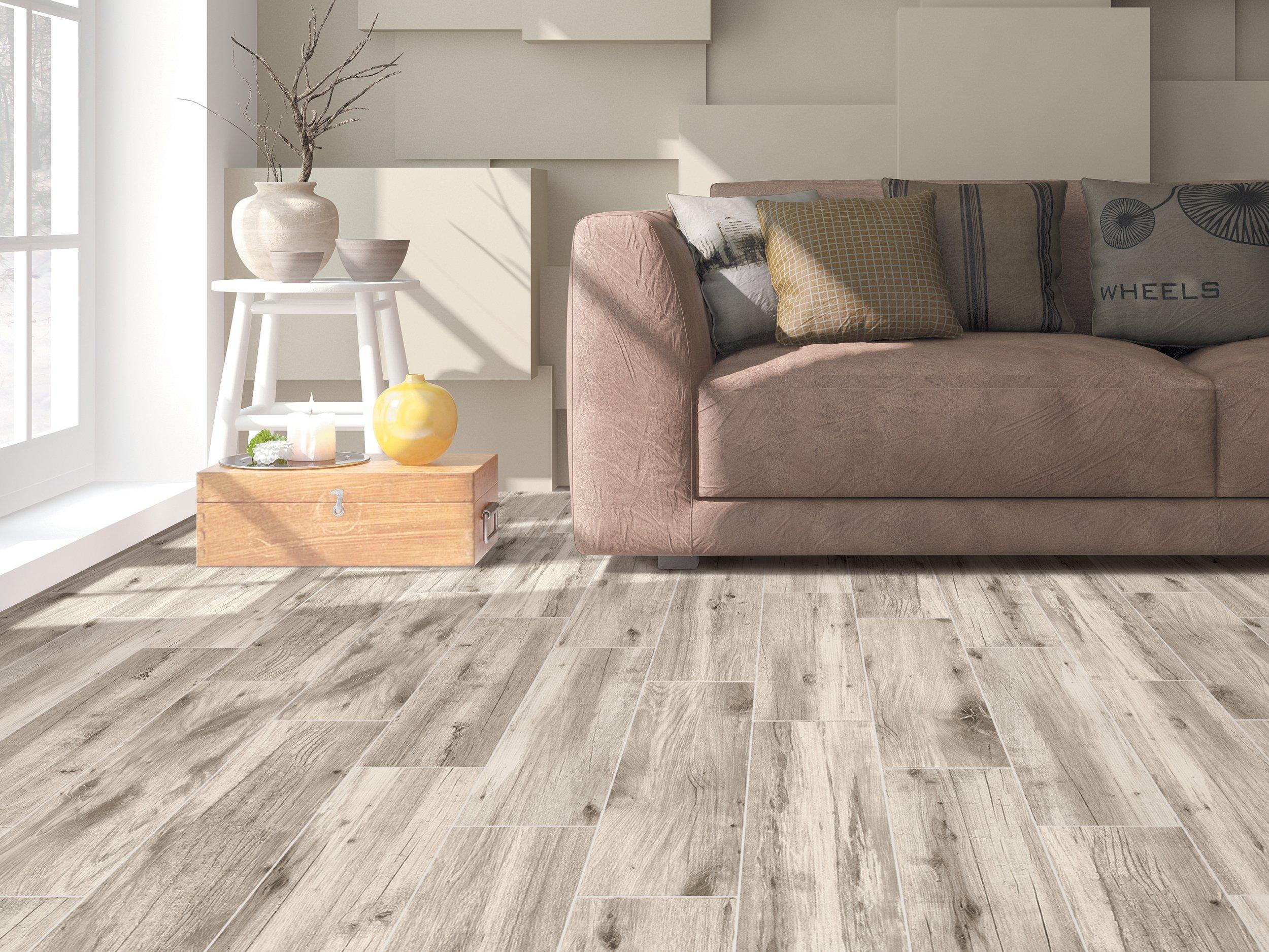 Mansfield Ash III Porcelain Wood Plank Tile