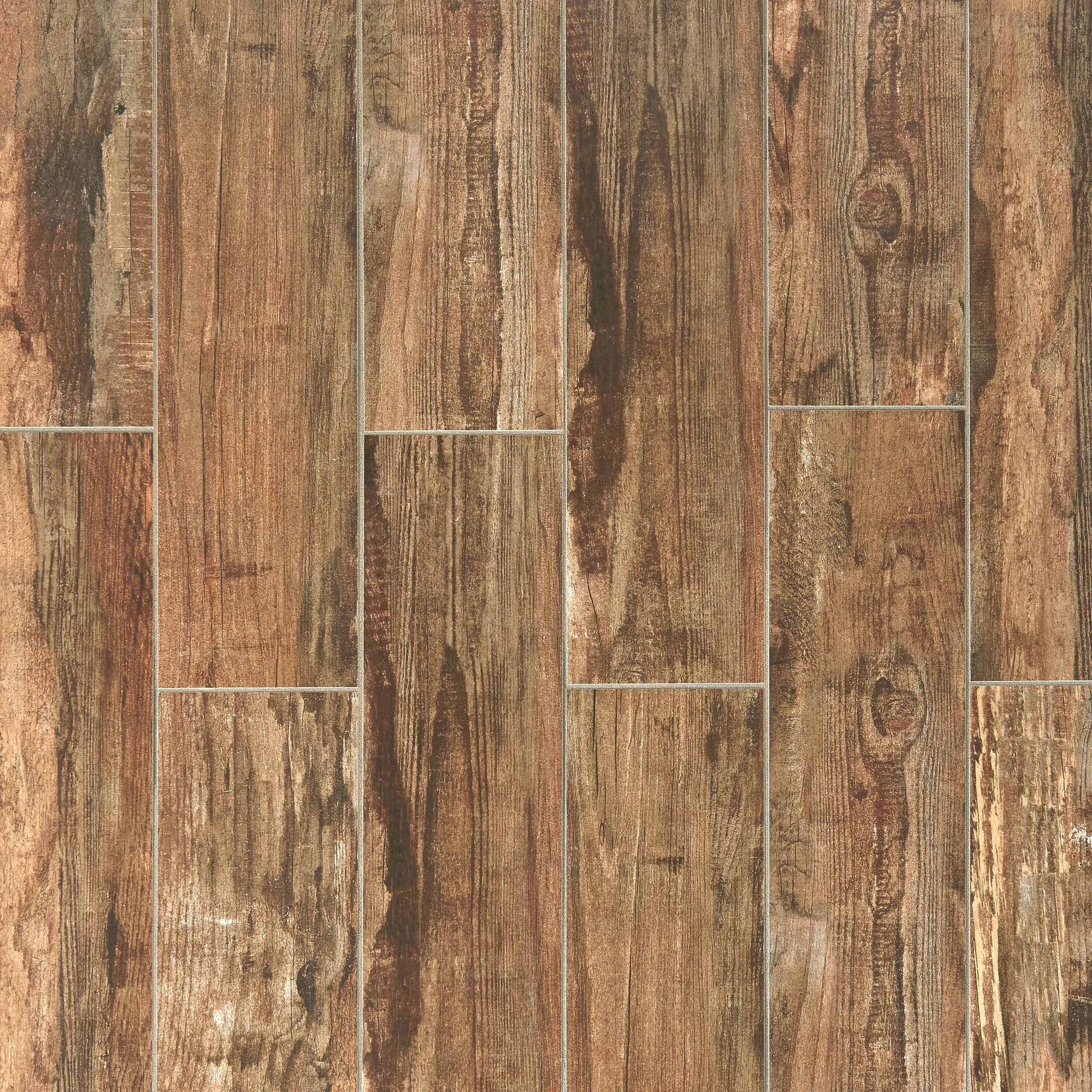 Westford Brown III Wood Plank Porcelain Tile
