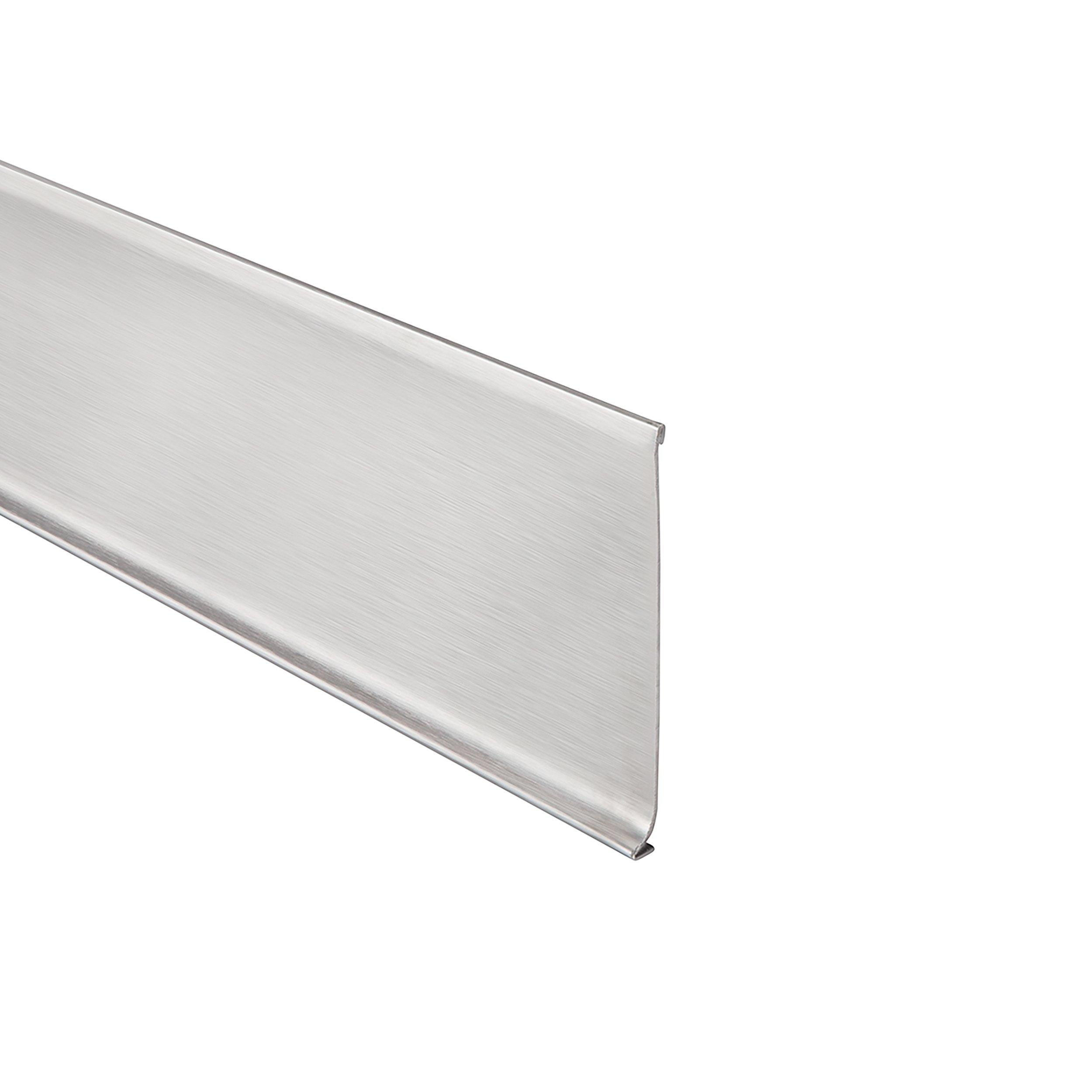 Schluter Designbase-SL 4 3/8in. Brushed Stainless Steel