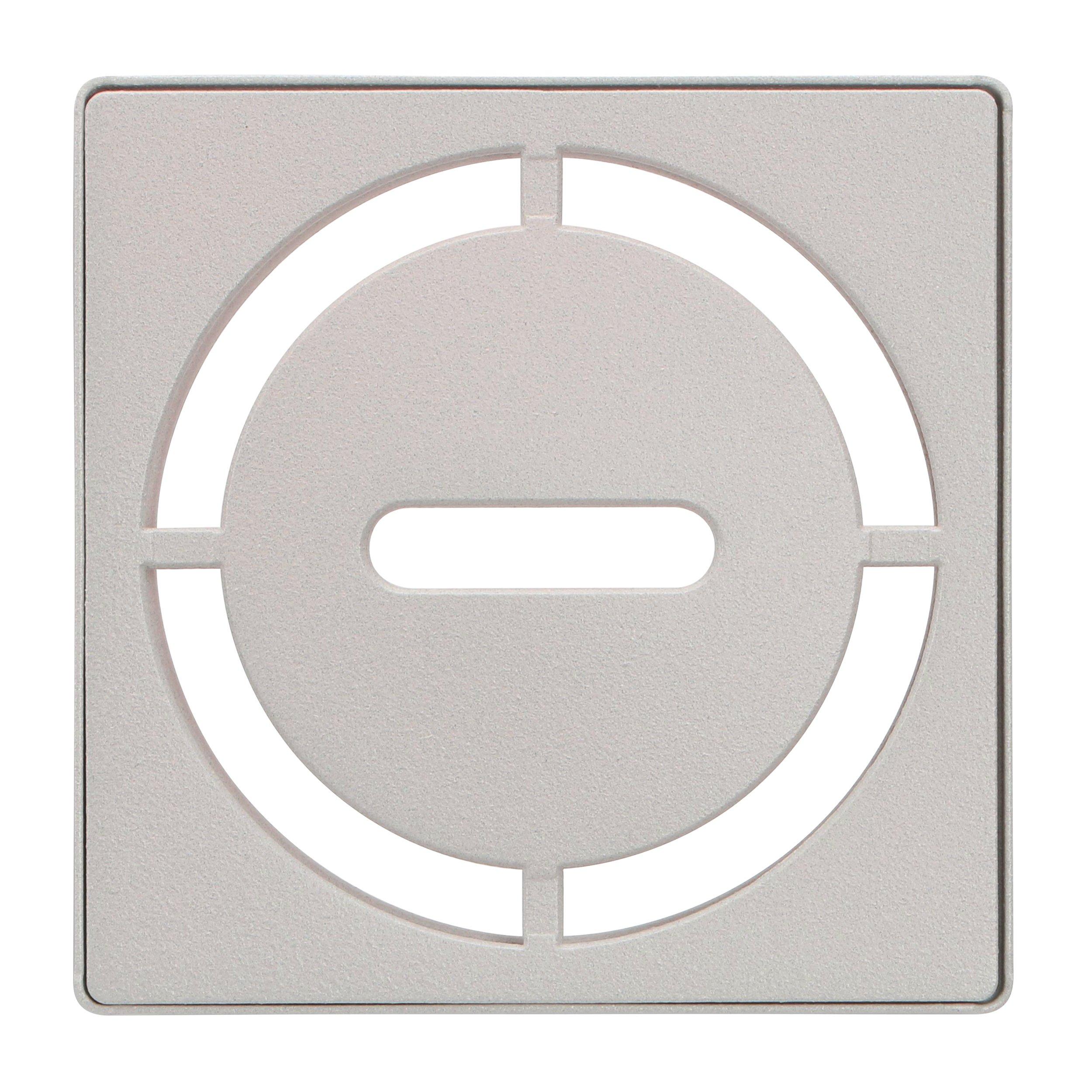 Schluter Kerdi-Drain 4in. Grate Greige Pure