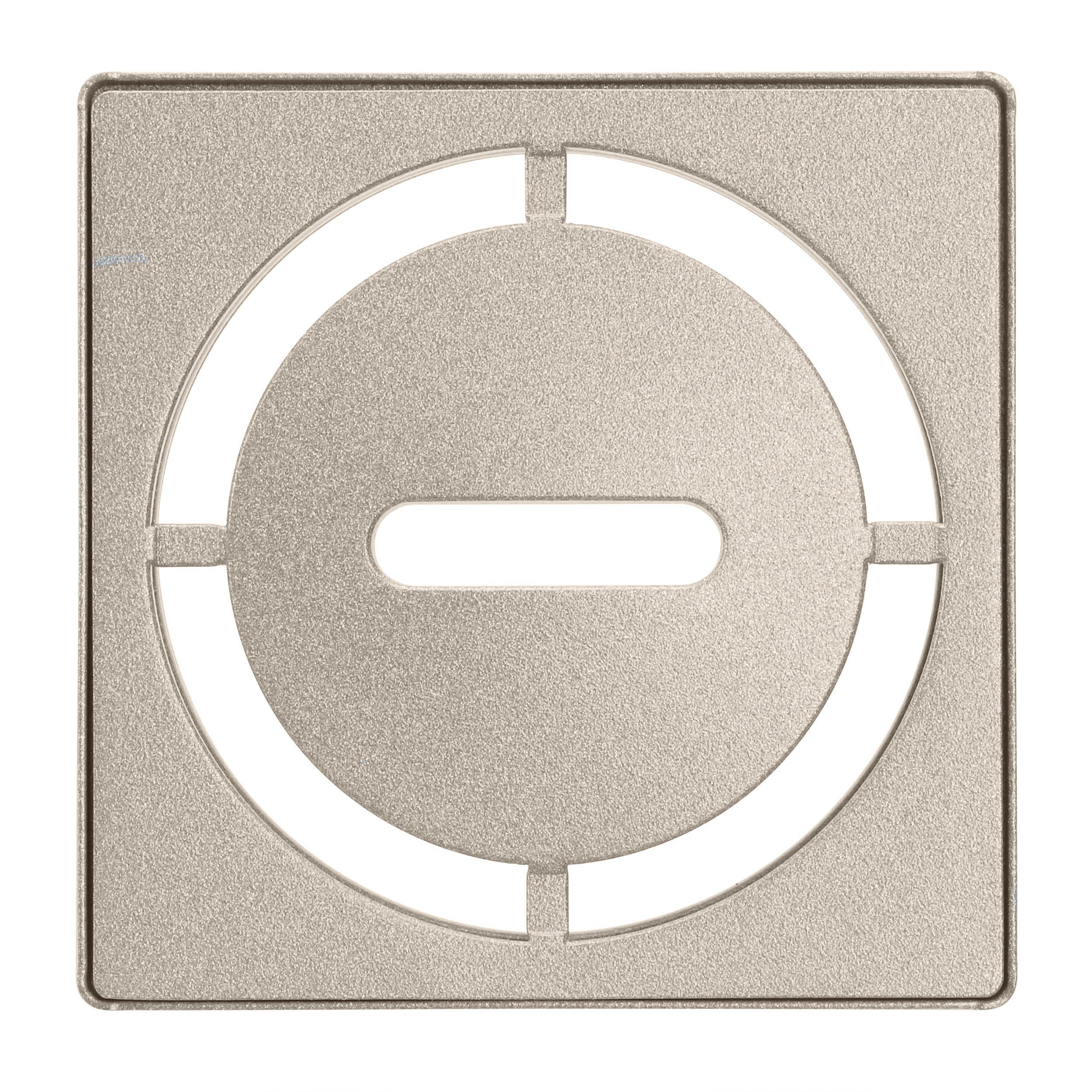 Schluter Kerdi-Drain 4in. Grate Cream Pure