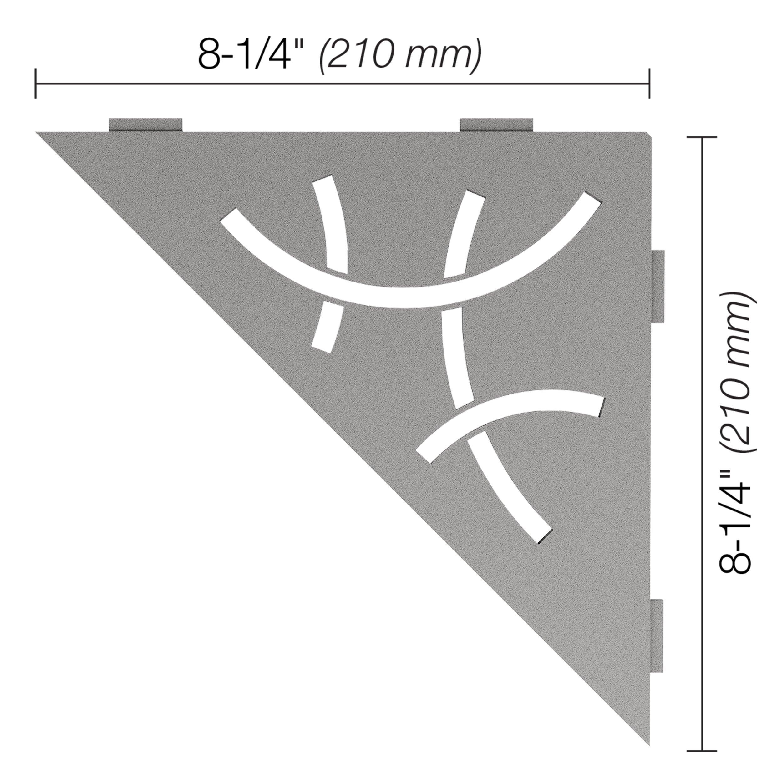 Schluter Triangular Curve Corner Shelf