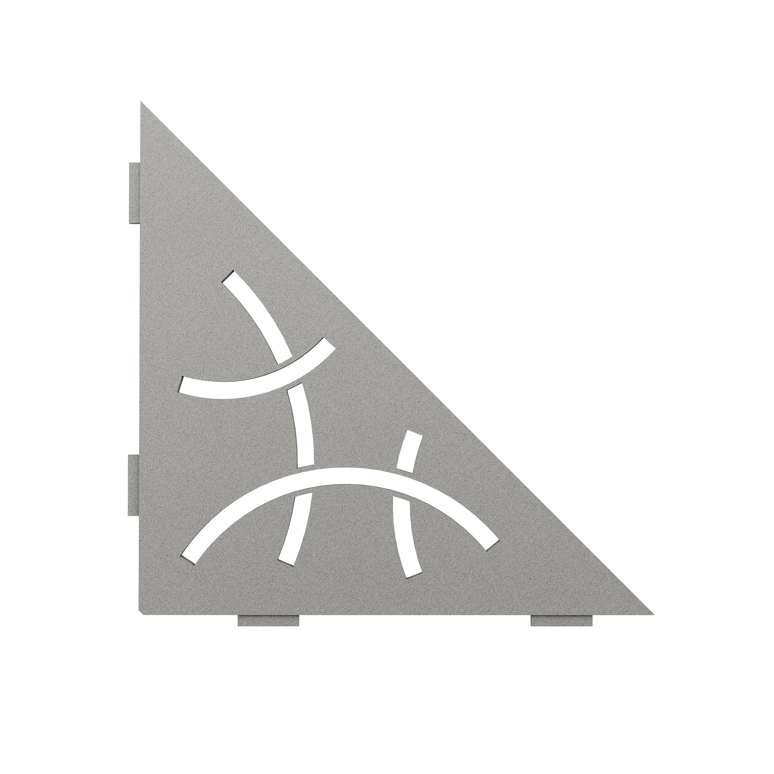 Schluter Triangular Curve Corner Shelf