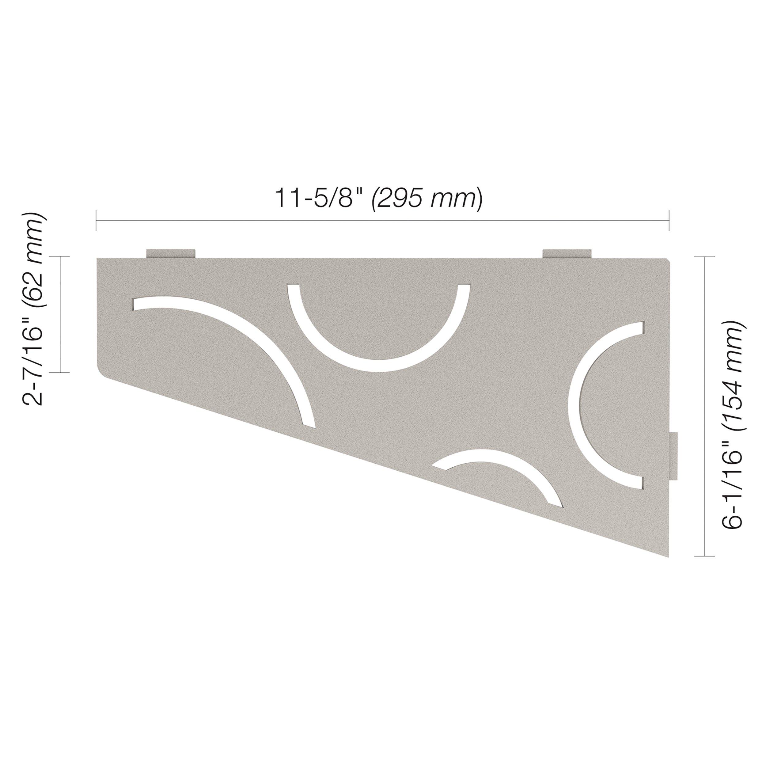 Schluter Curve Quadrilateral Corner Shelf