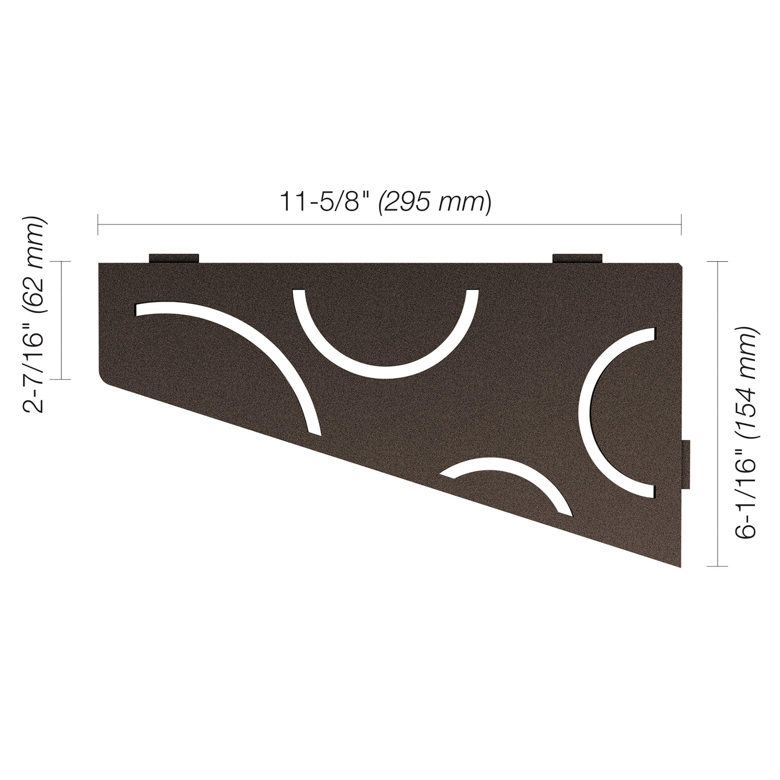 Schluter Curve Quadrilateral Corner Shelf
