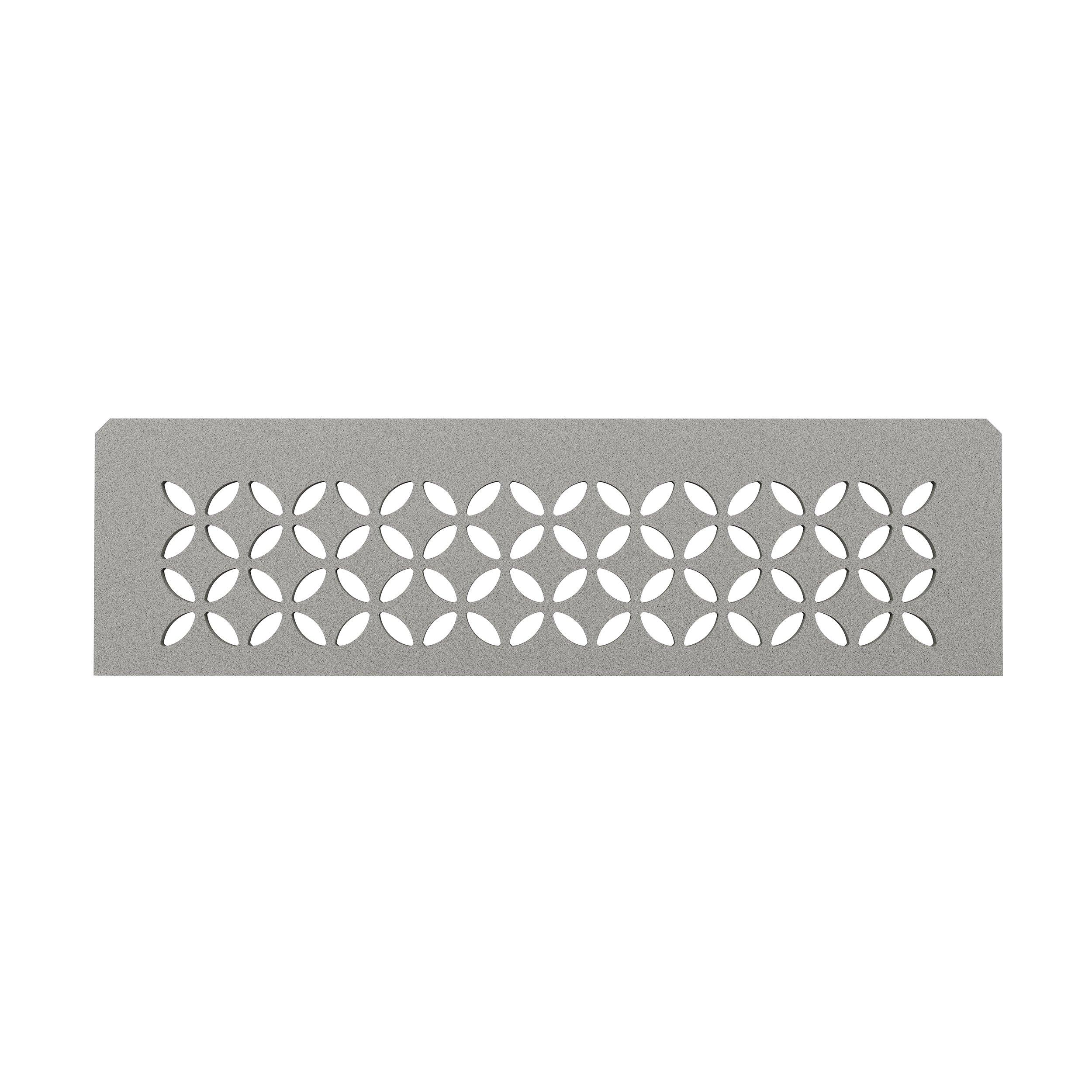 Schluter Shelf Rectangular Niche Floral Stone Grey