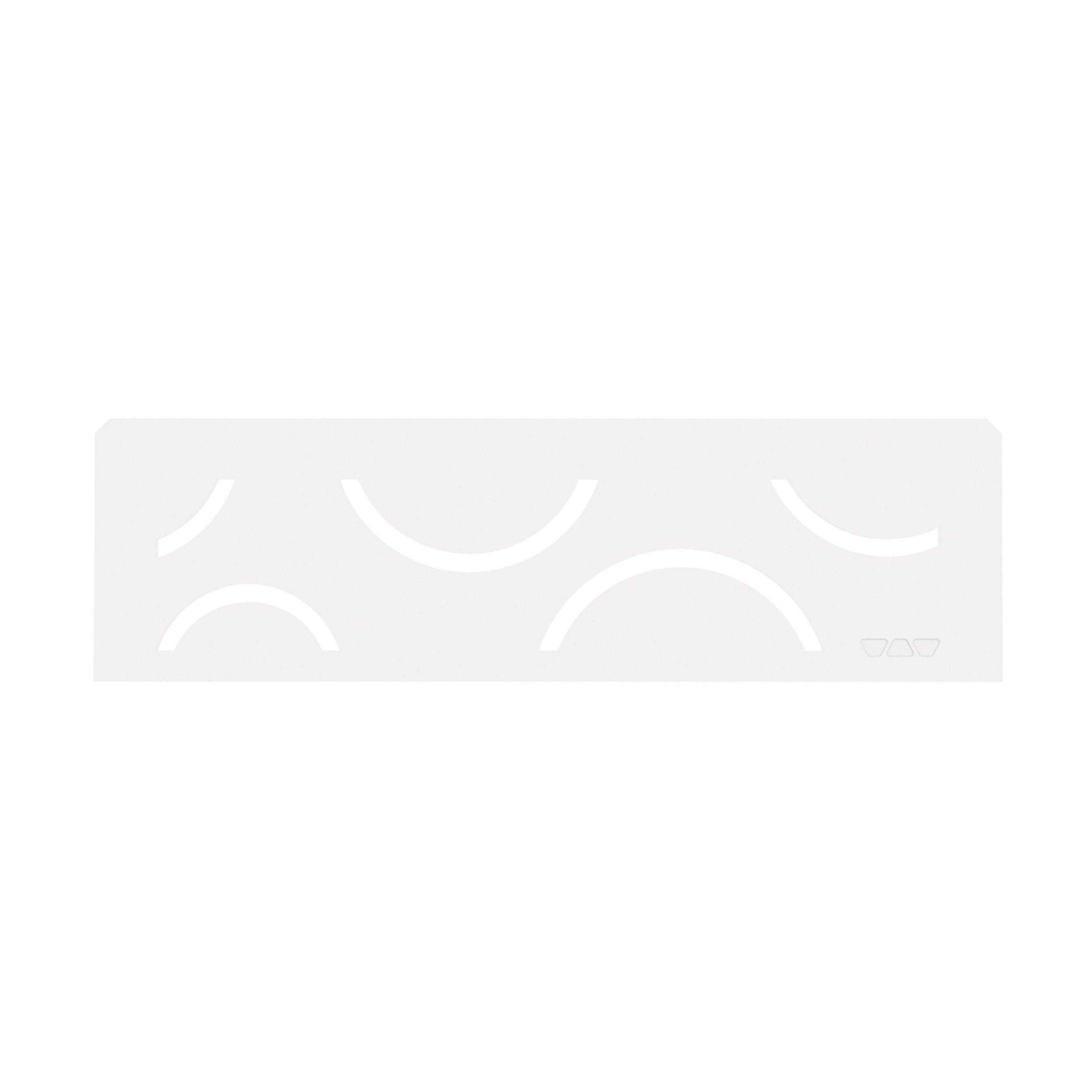 Schluter Shelf Rectangular Niche Curve Matte White