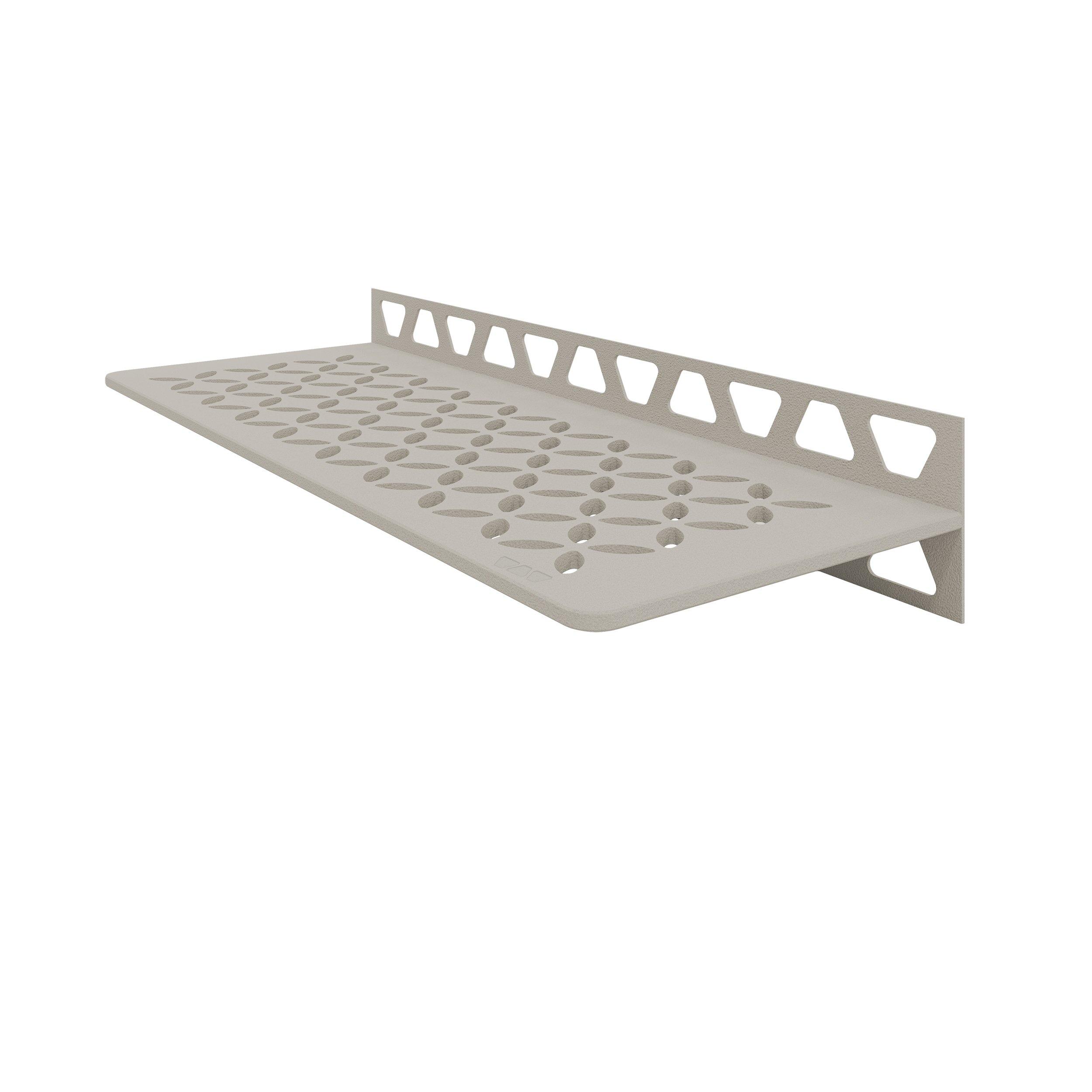 Schluter Shelf Rectangular Wall Floral Greige