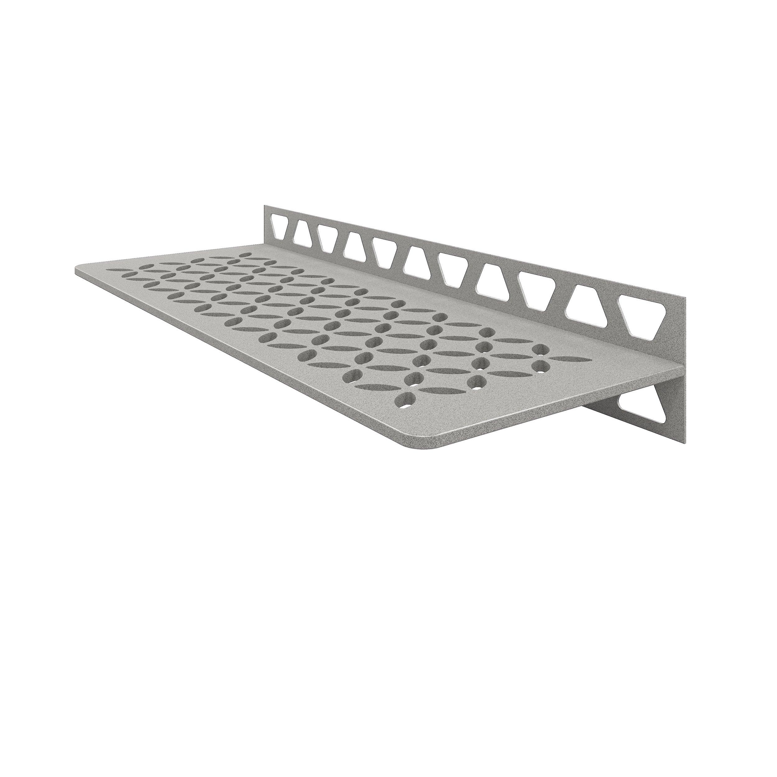 Schluter Rectangular Floral Wall Shelf