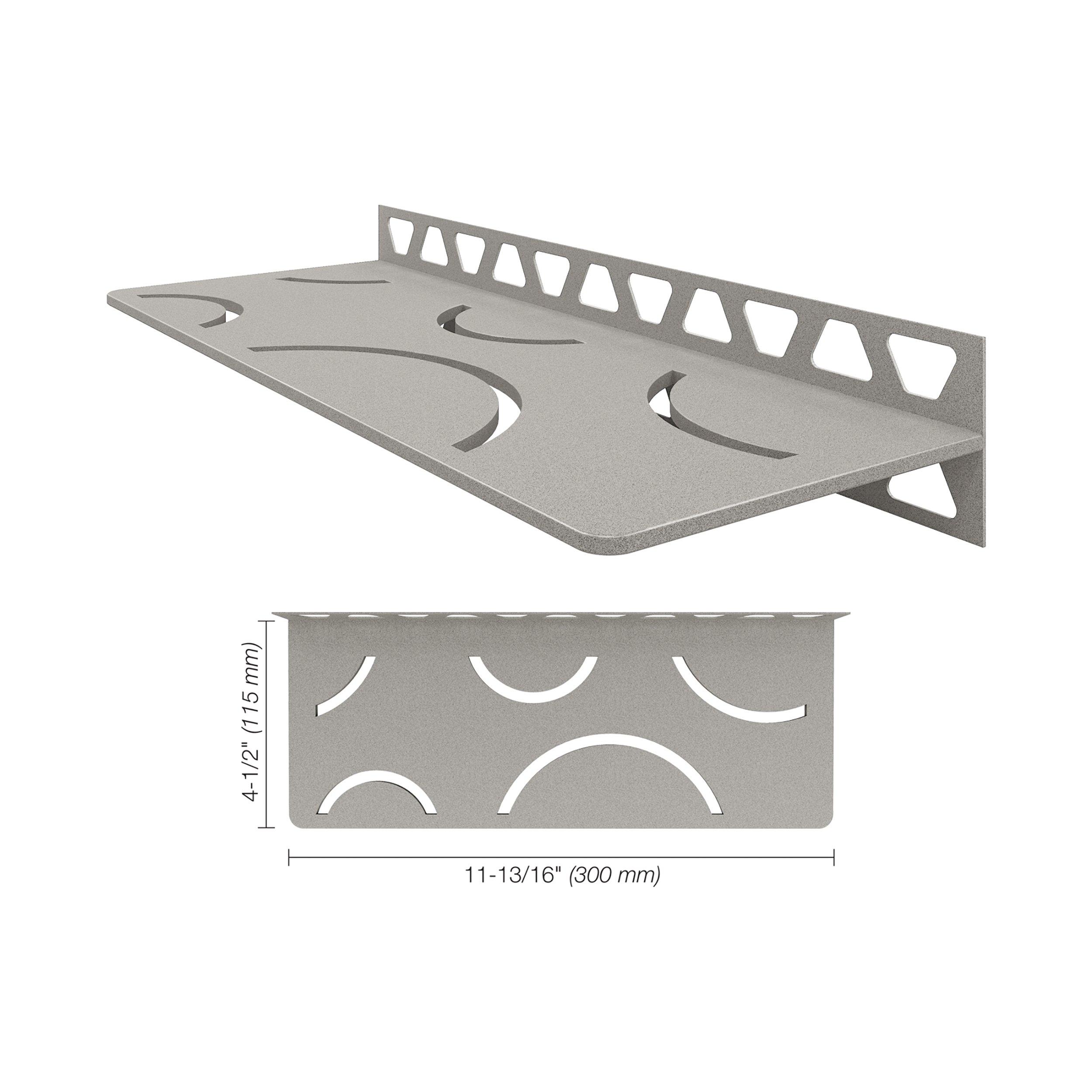 Schluter Rectangular Curve Wall Shelf