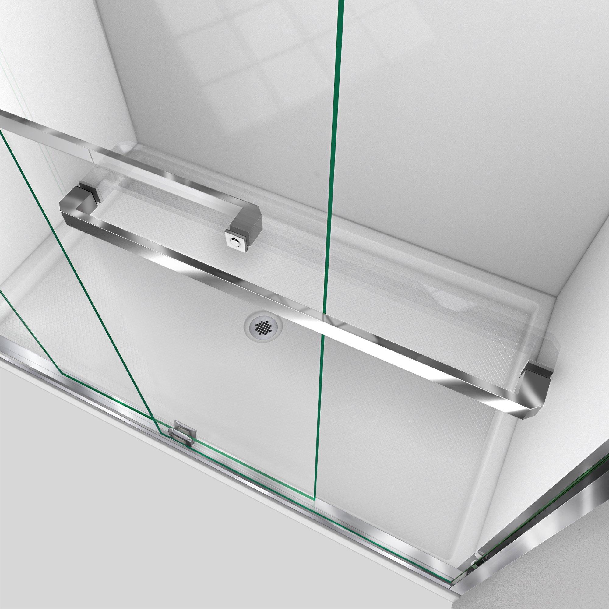 Flex Chrome SemiFrameless Pivot Shower Door 2832WX72H 100787159