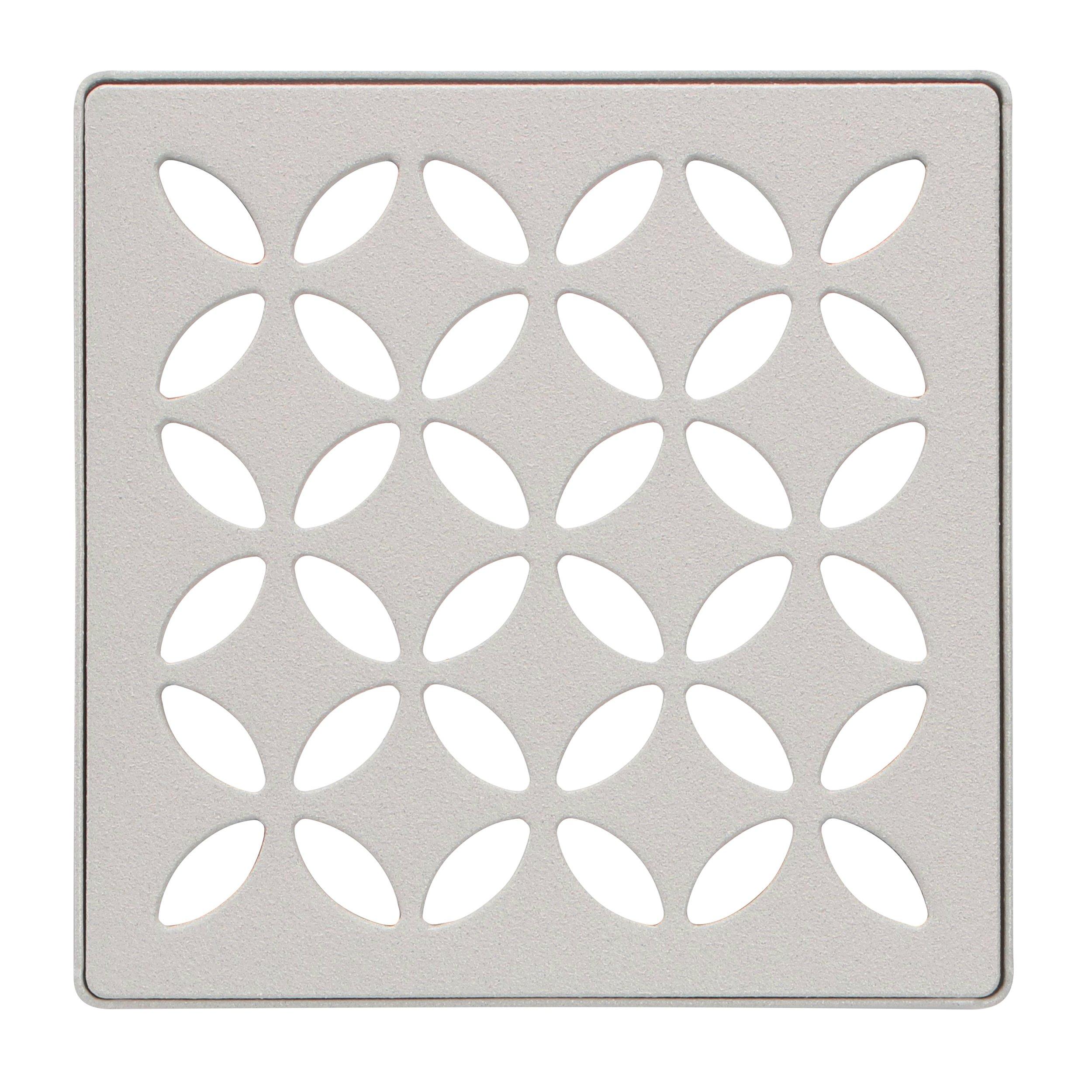Schluter Kerdi-Drain 4in. Grate Greige Floral