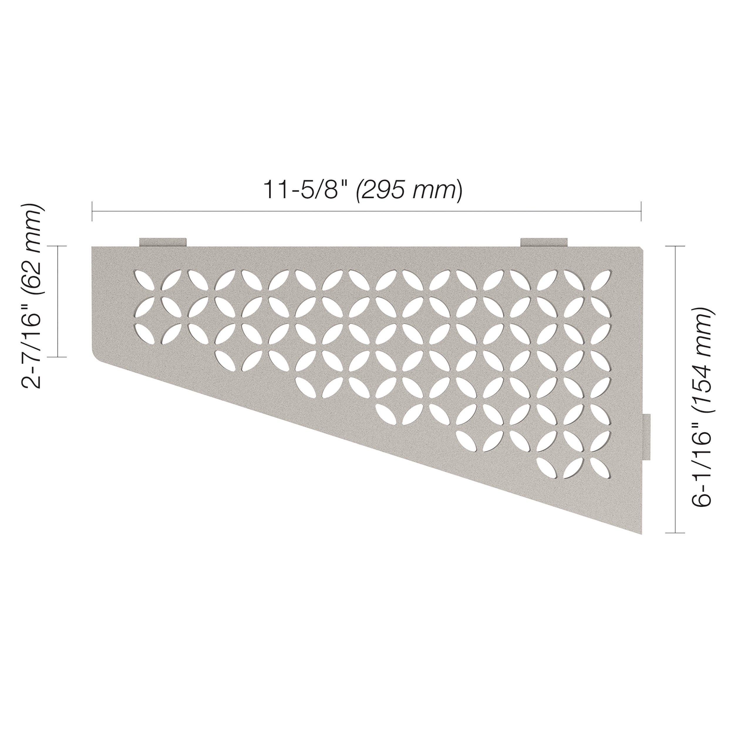 Schluter Shelf Quadrilateral Corner Floral Greige
