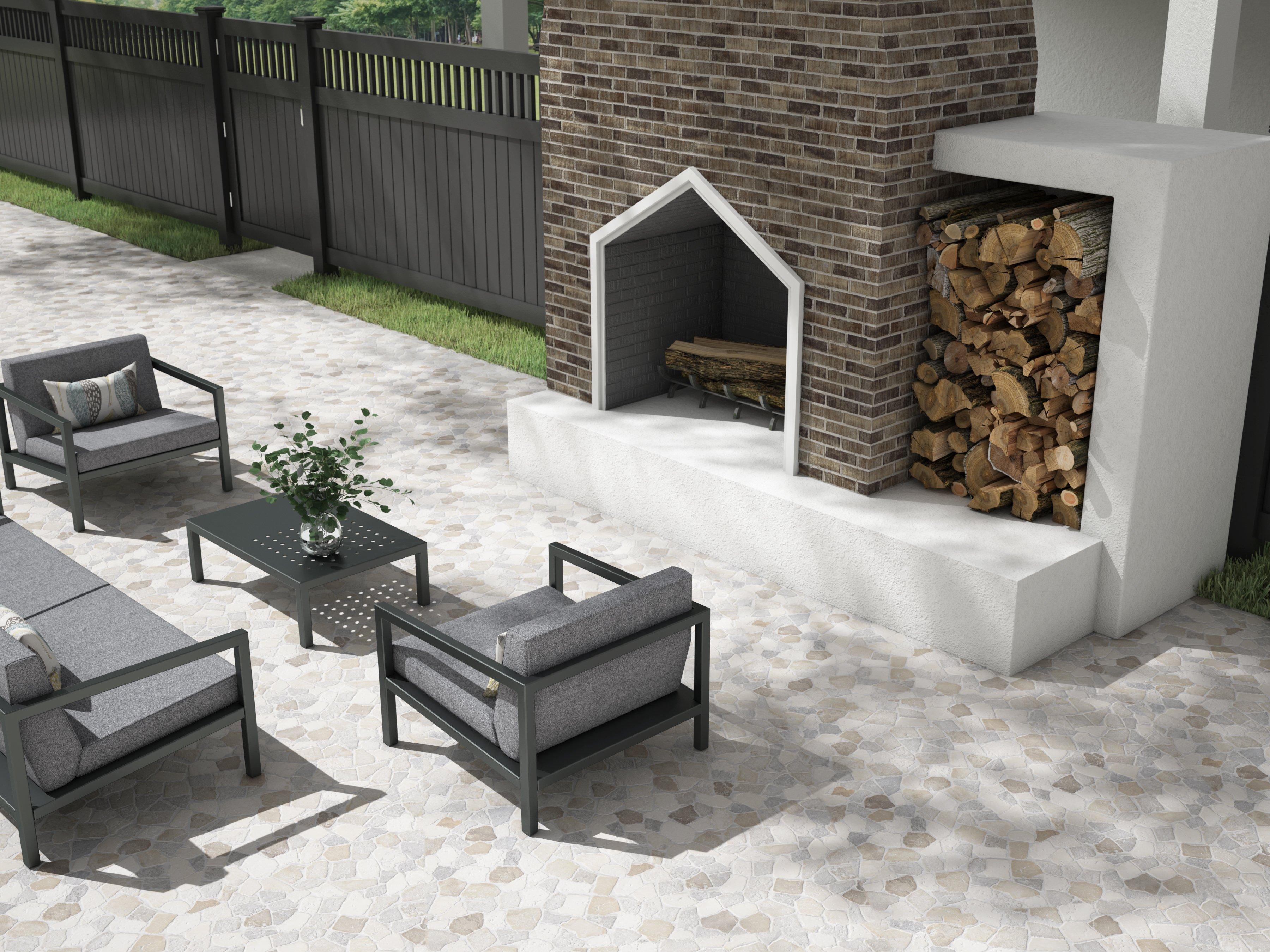 Java Honed Pebble Mosaic