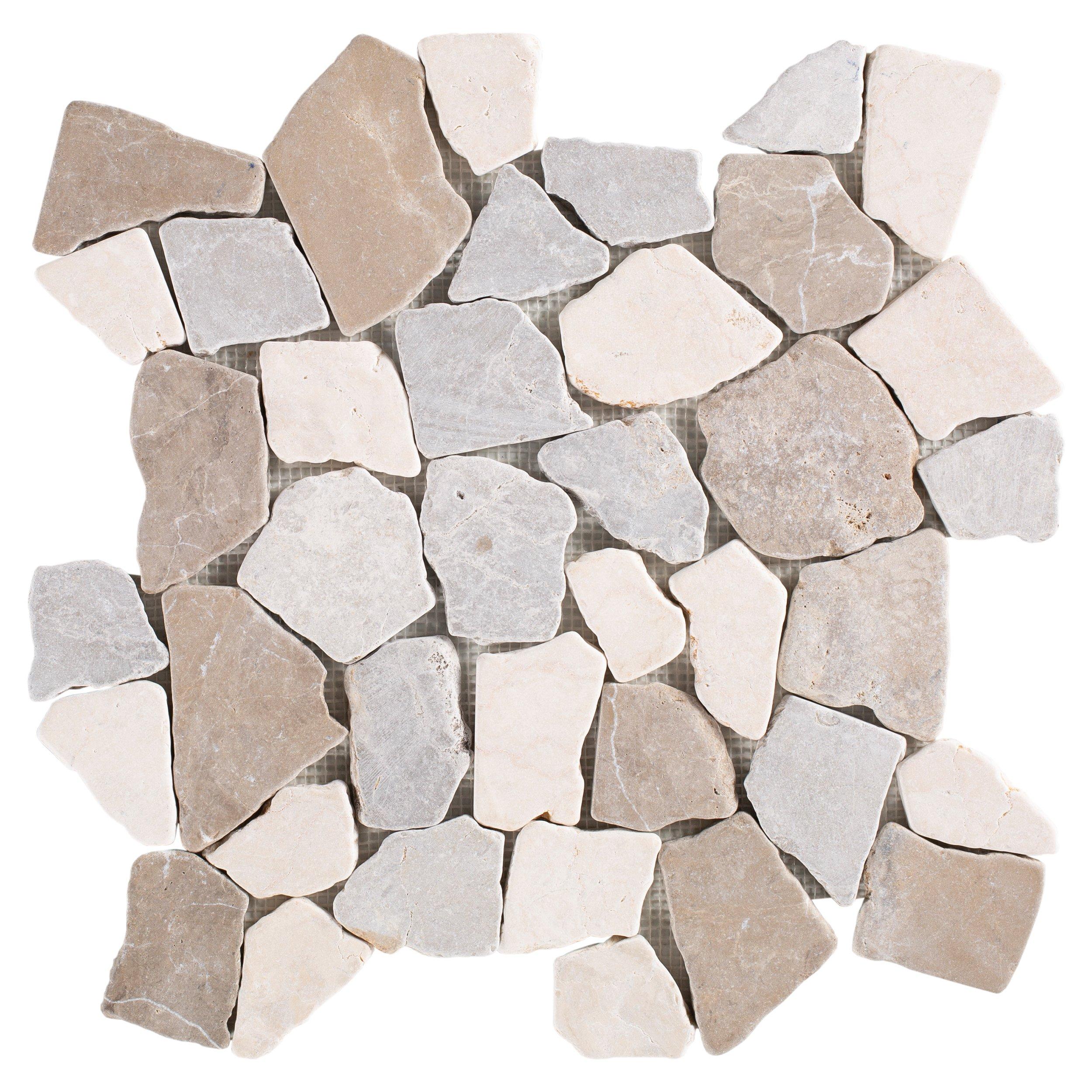 Java Pebble Honed Stone Mosaic
