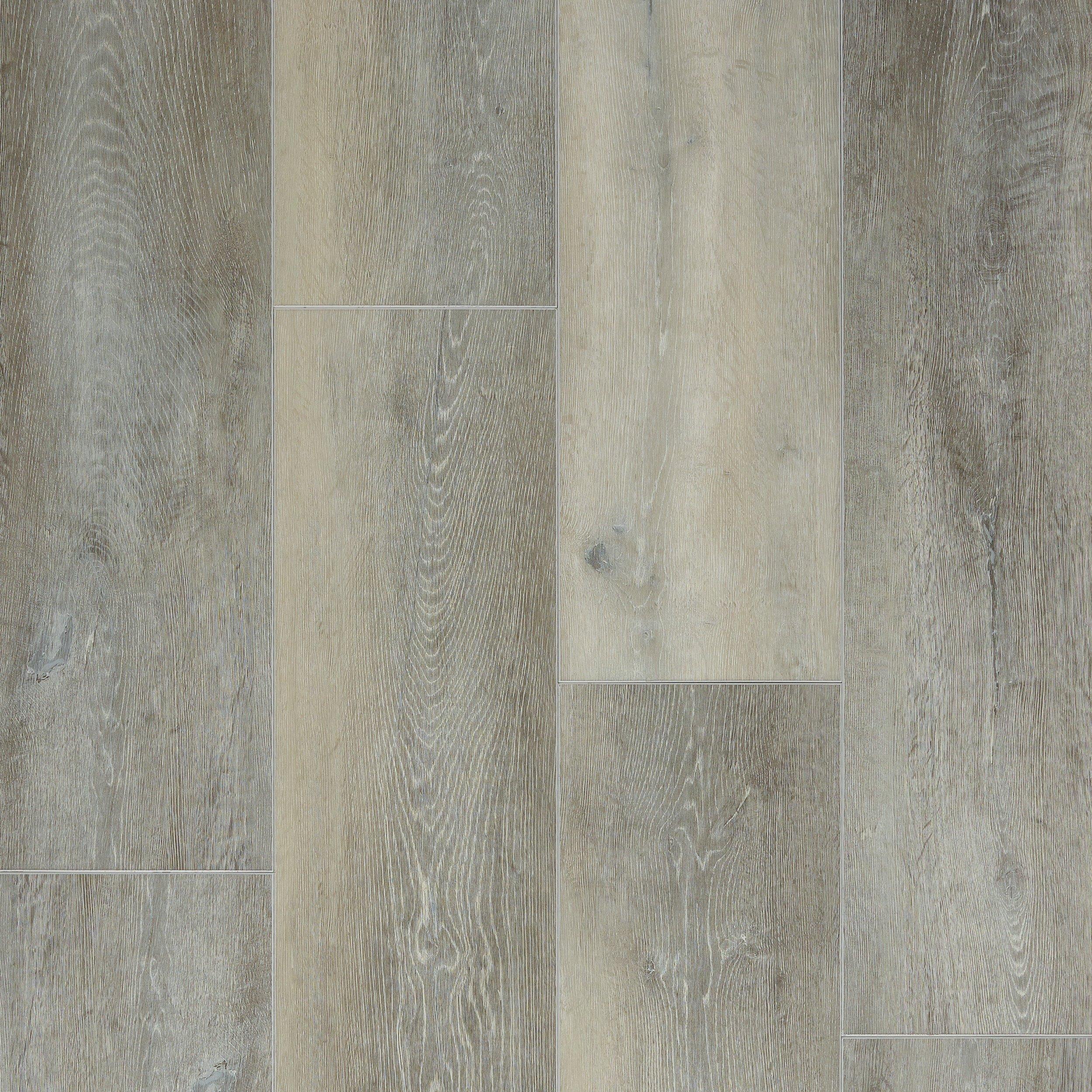 Neptune Gray Rigid Core Luxury Vinyl Plank - Cork Back