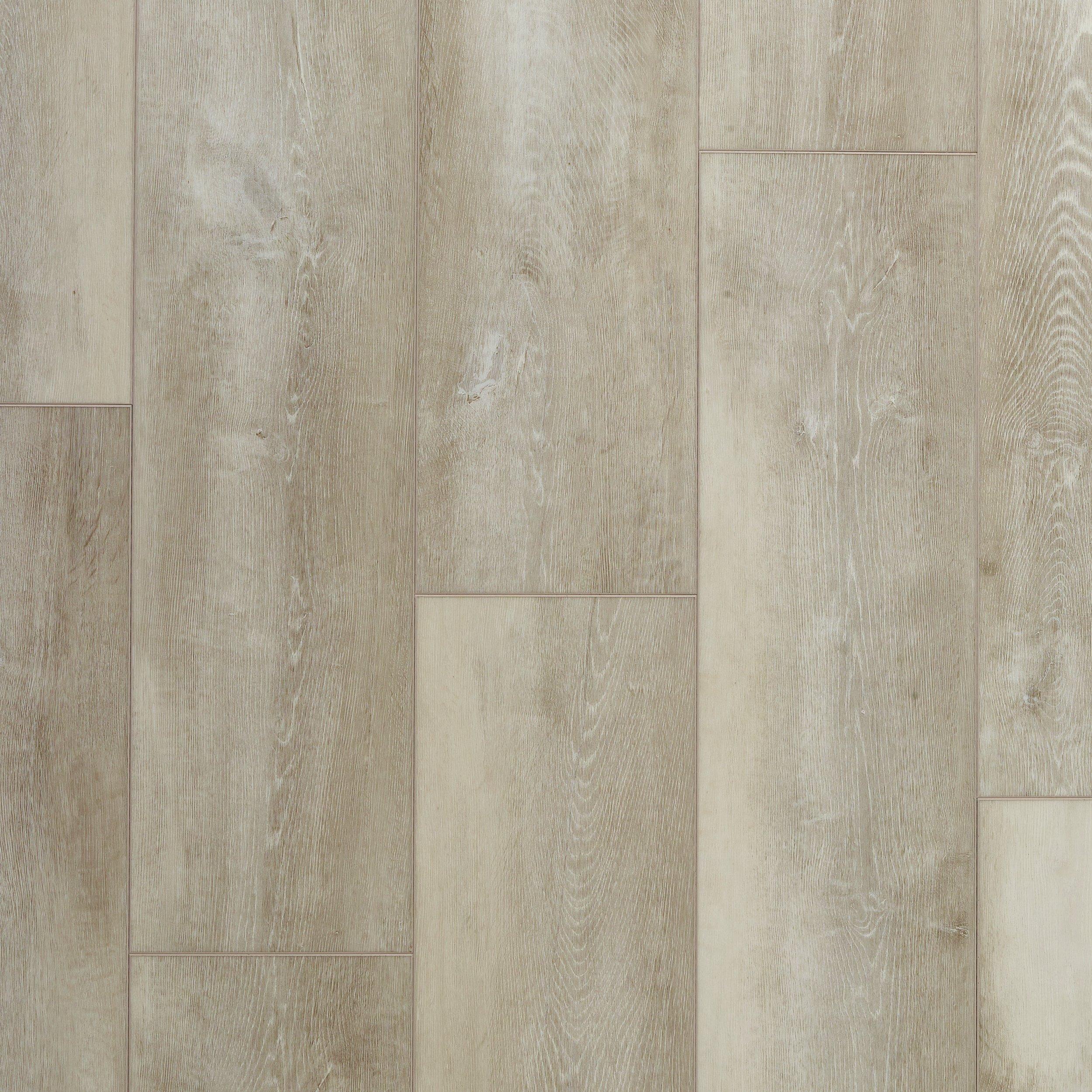 Royal Pearl Oak Waterproof Rigid Core Luxury Vinyl Plank - Cork Pad