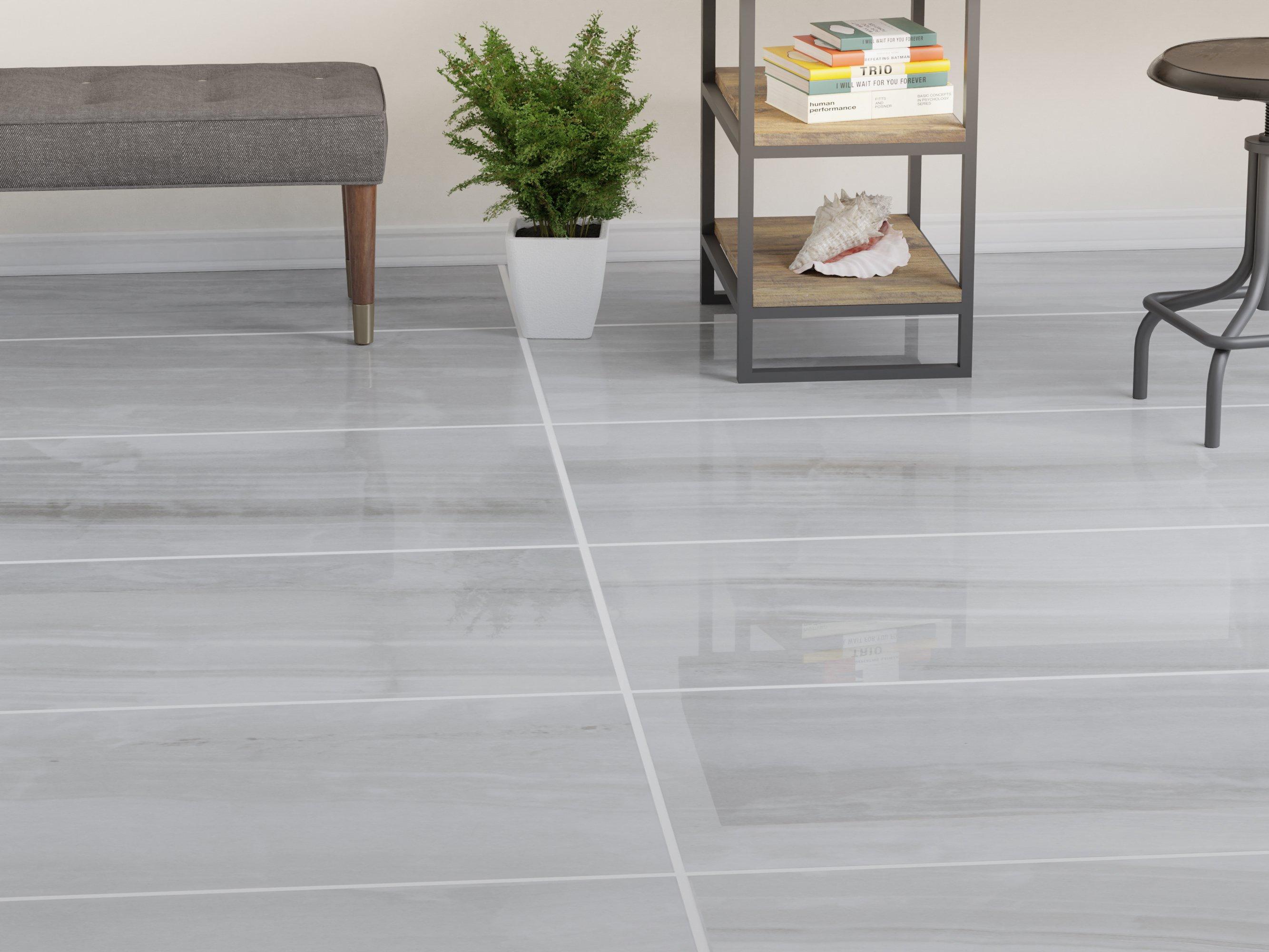 Giardini Gray Polished Porcelain Tile
