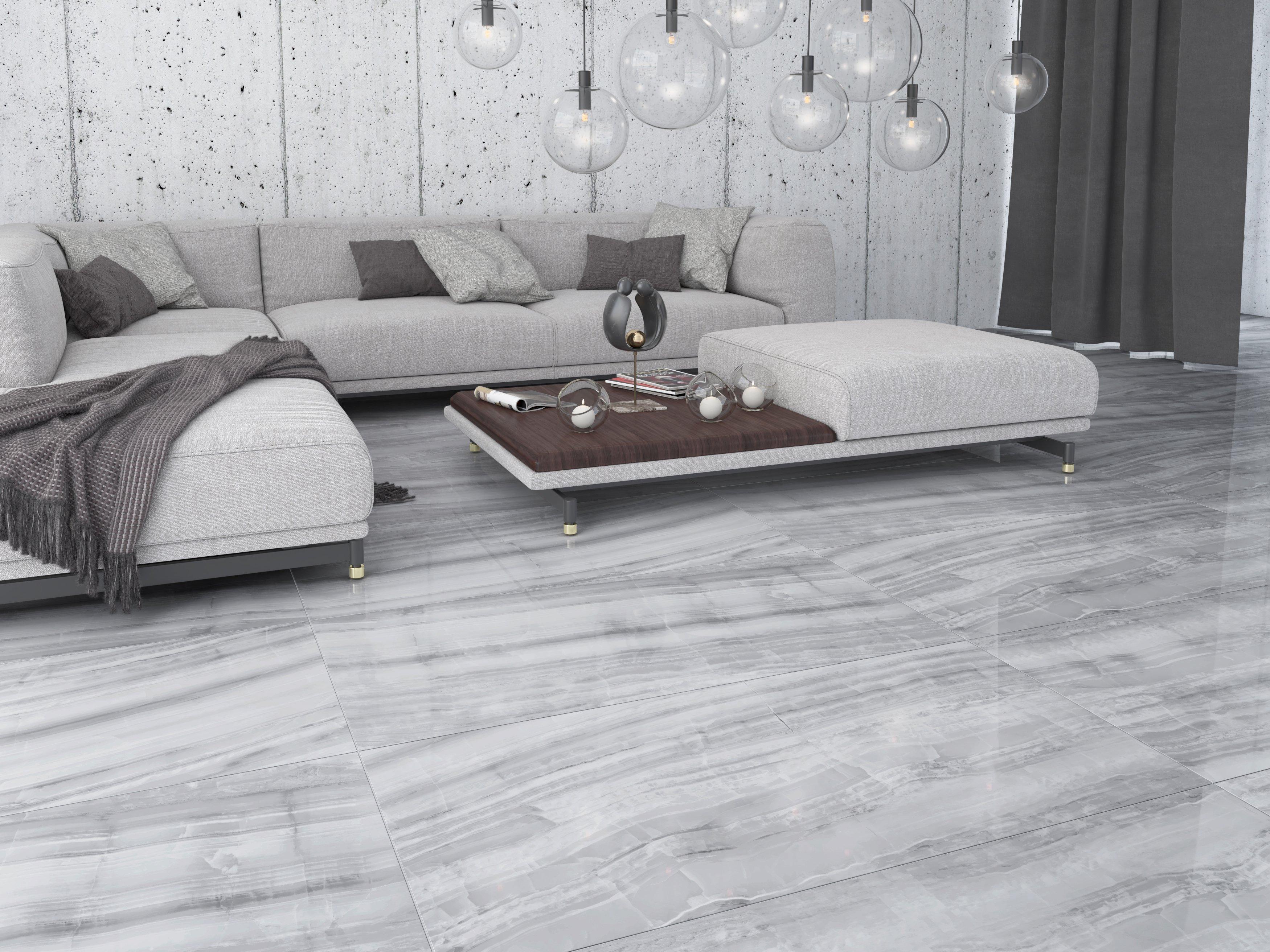 Giardini Gray Polished Porcelain Tile