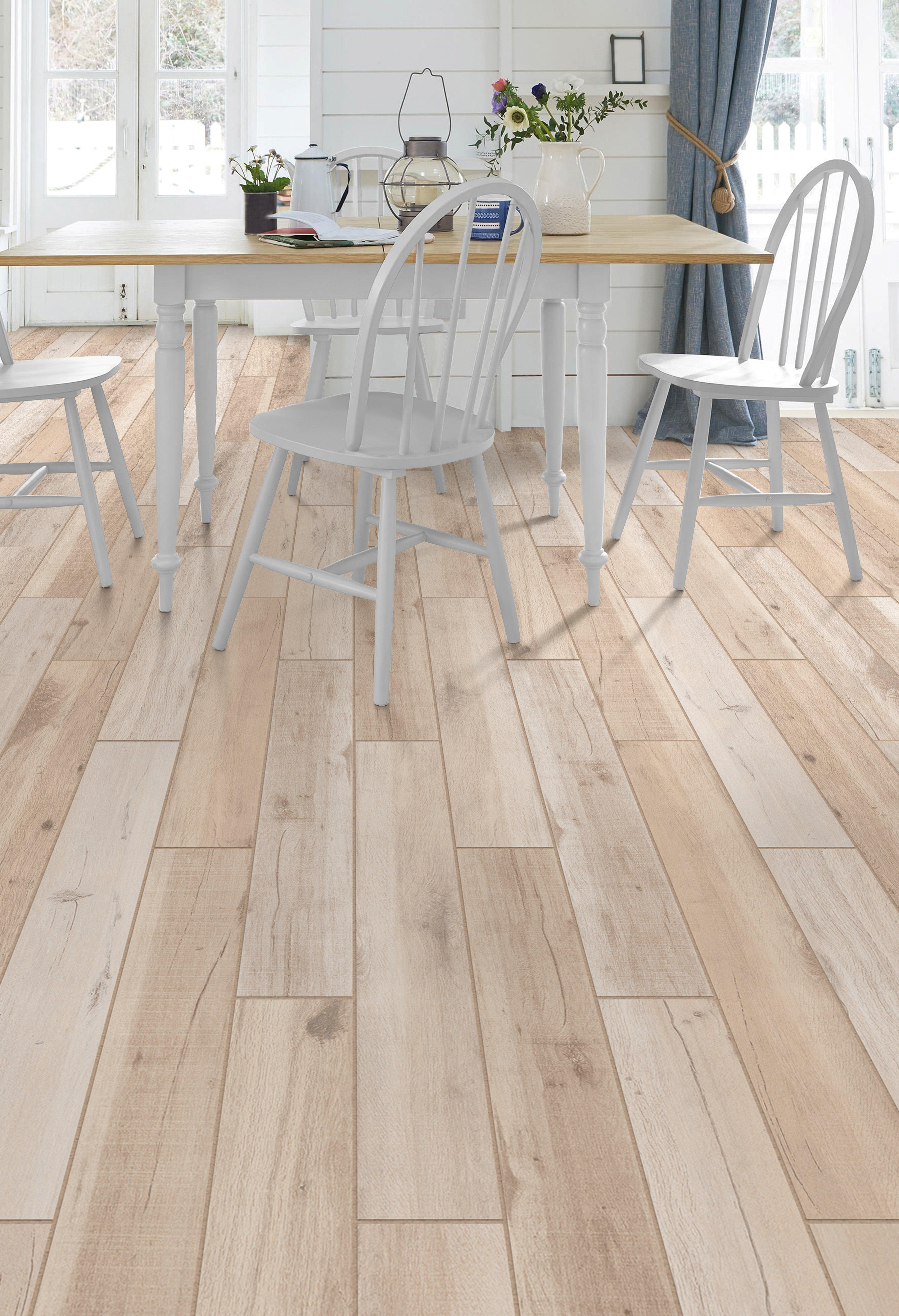 Floor & Decor | Hard Grey Wood Plank Porcelain Tile, 6 x 24, 10 mm Thick