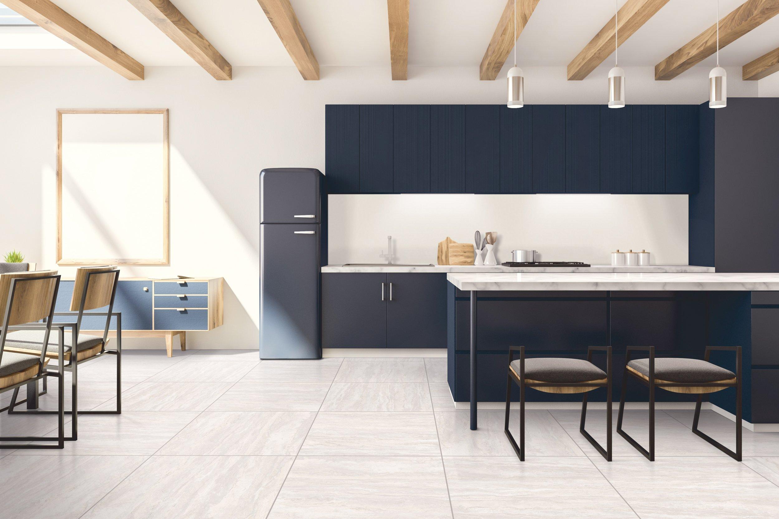 Trevi Bianco Polished Ceramic Tile