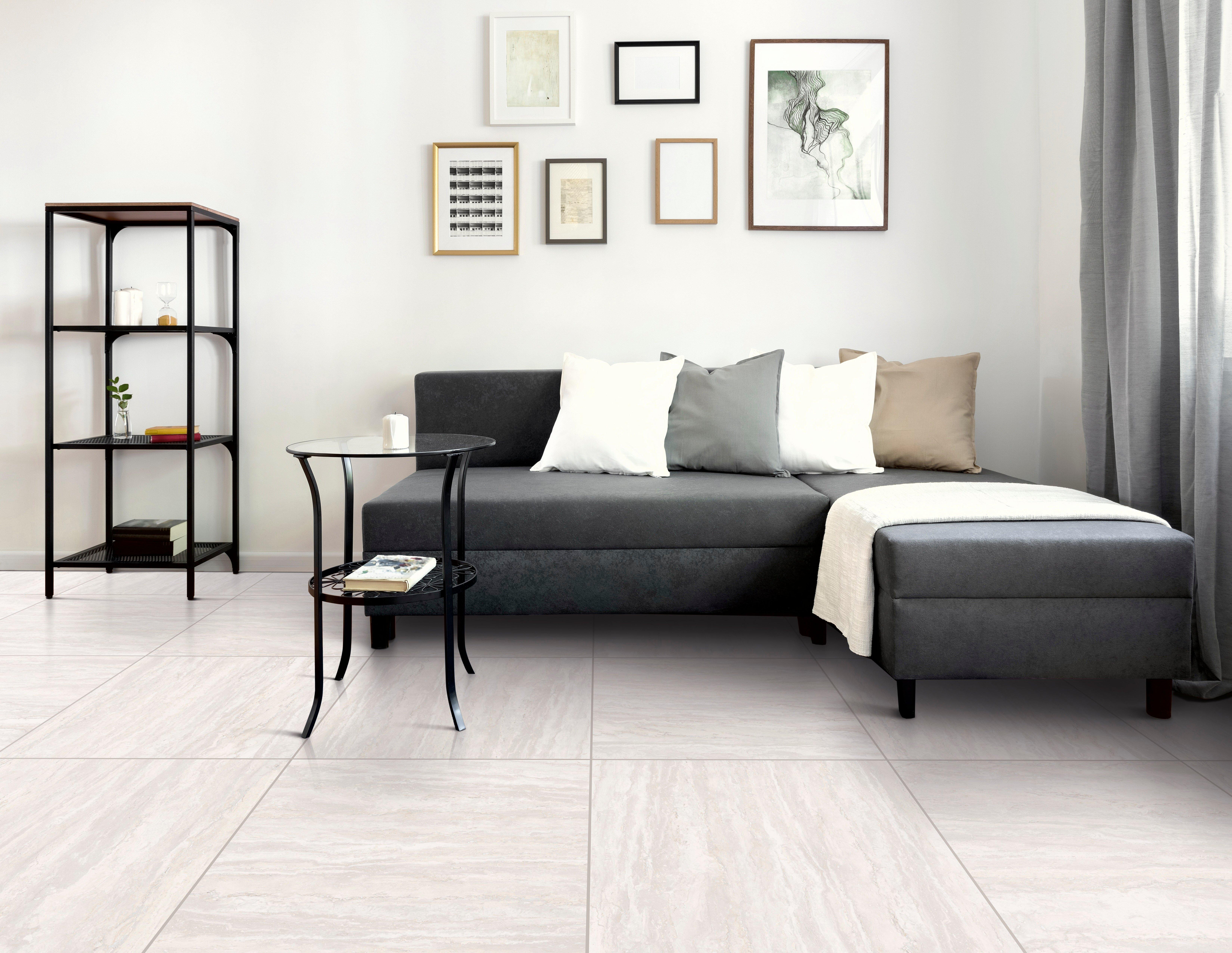 Trevi Bianco Polished Ceramic Tile