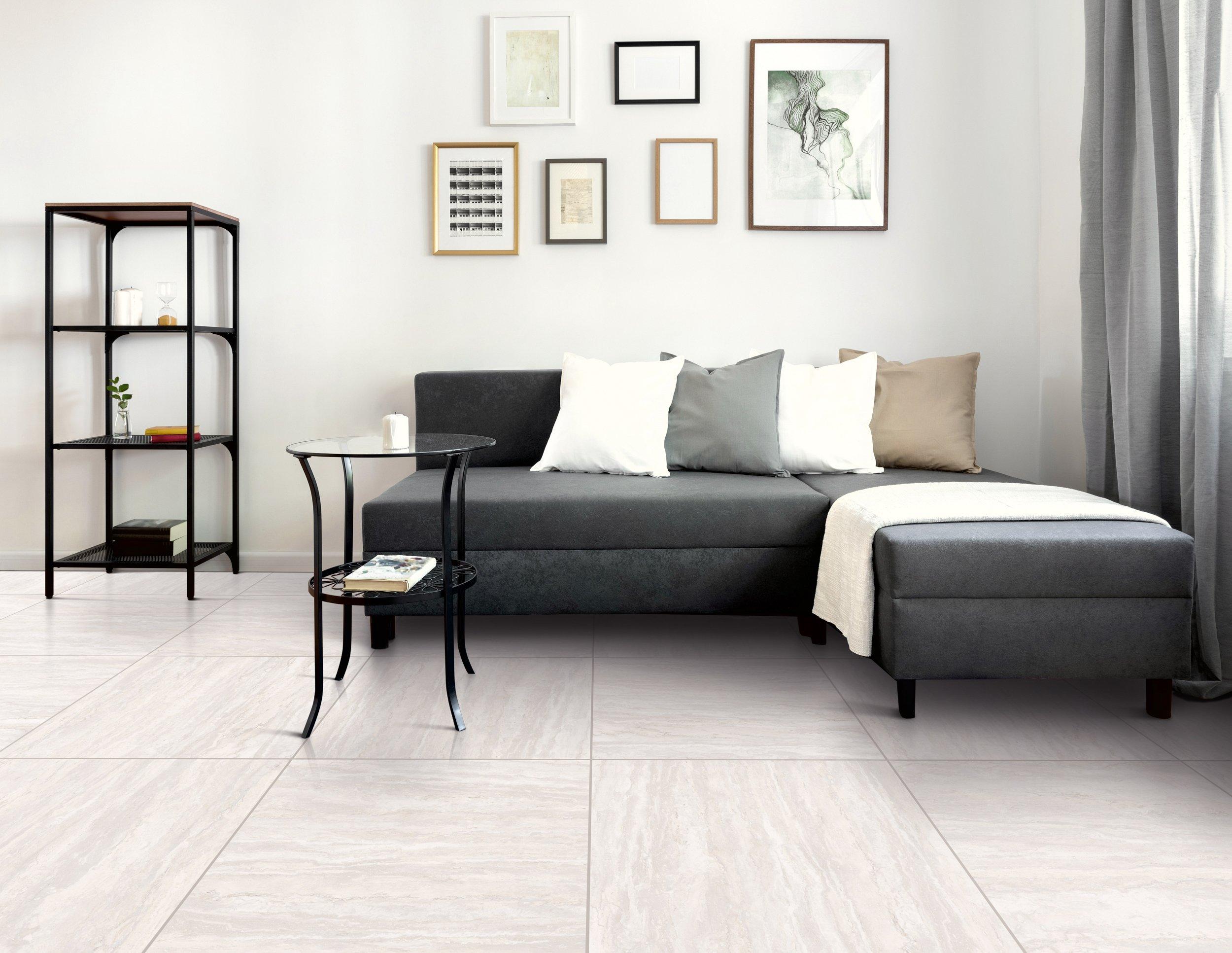 Trevi Bianco Polished Ceramic Tile