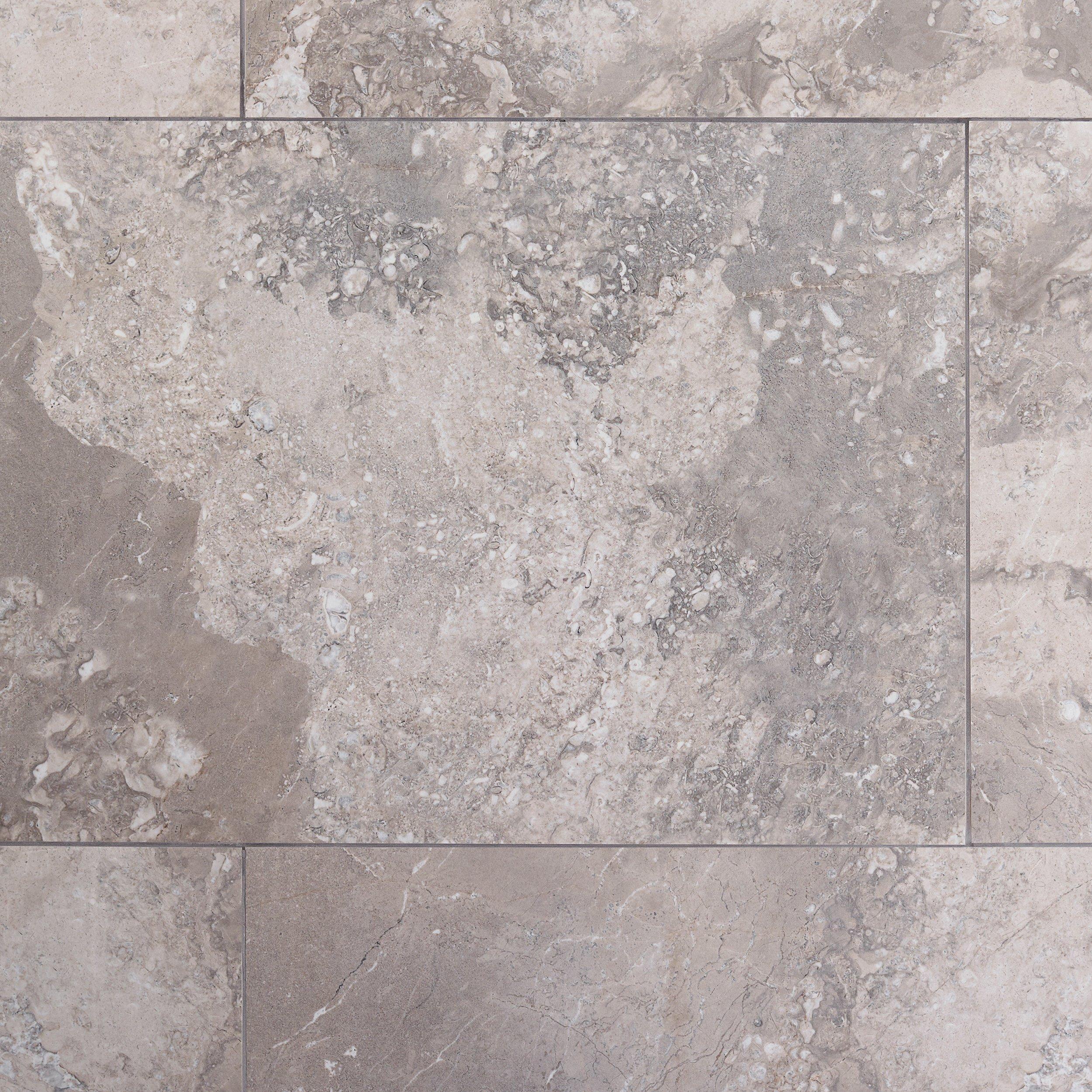 Vector Gray Polished Porcelain Tile
