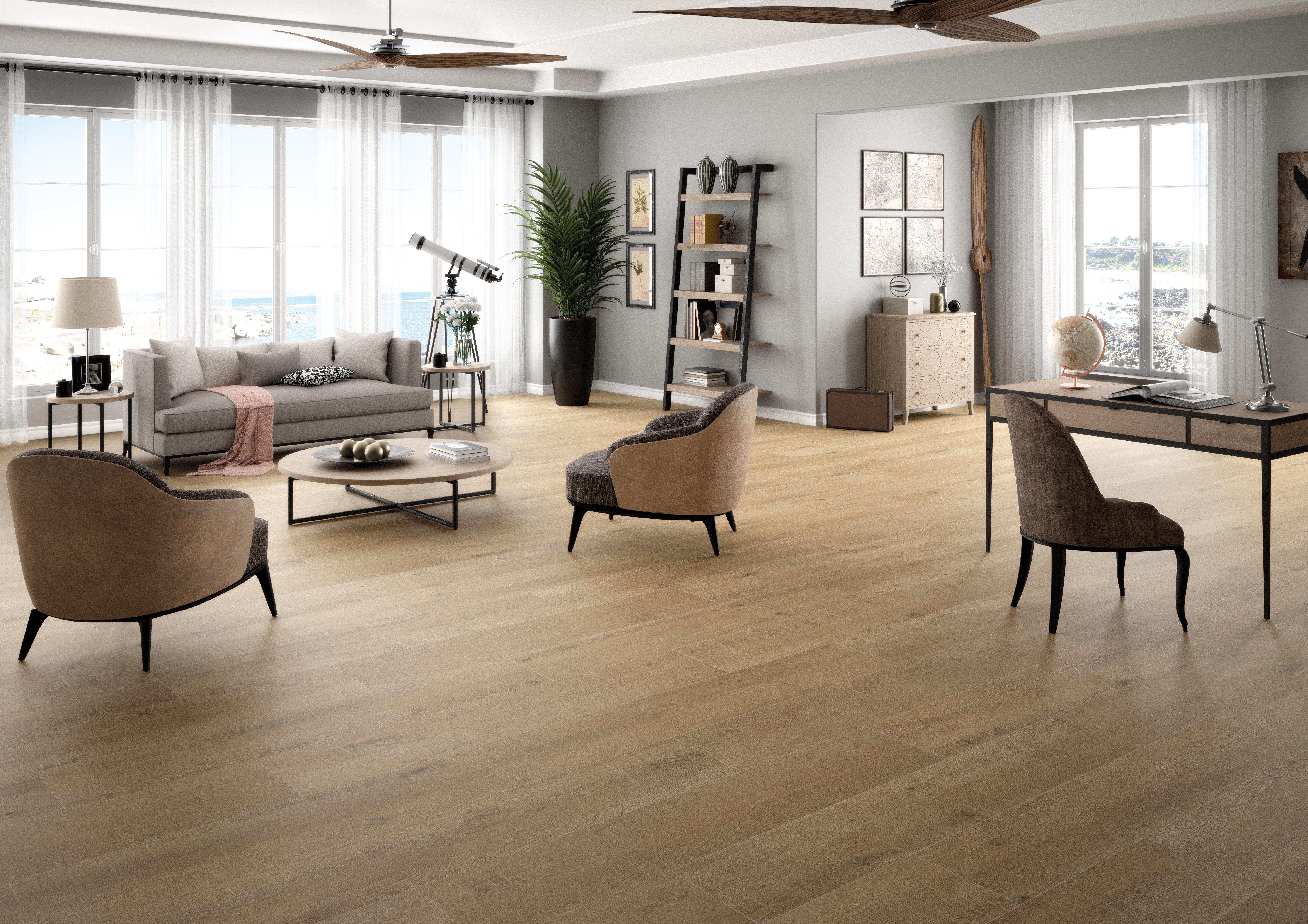 Montpellier Oak Wood Plank Porcelain Tile