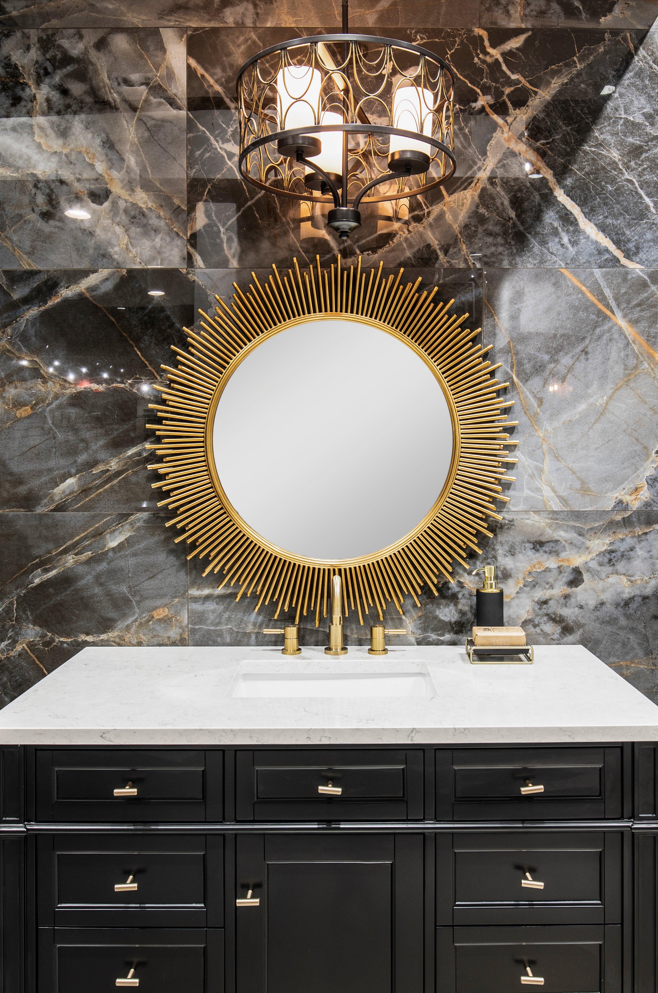 Zena Black Polished Porcelain Tile