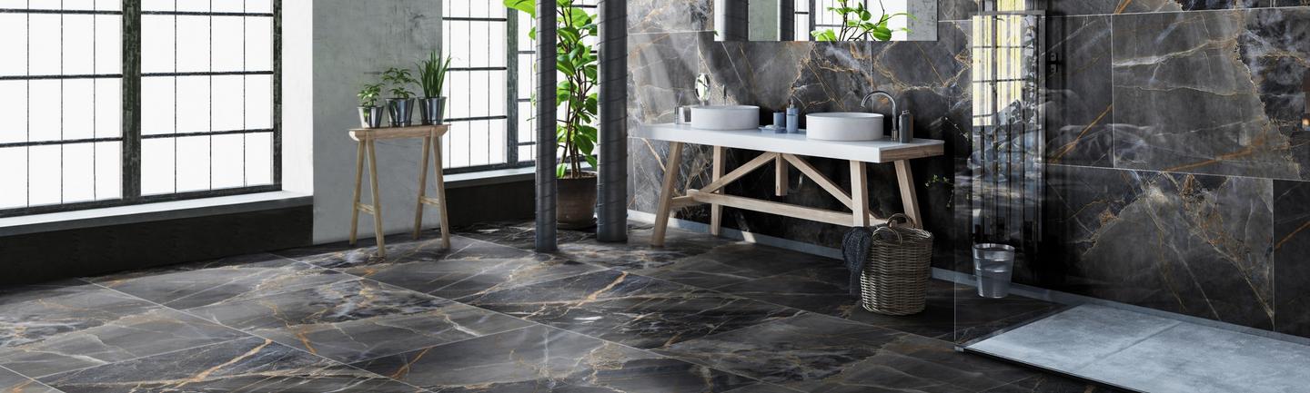 Dramatic Stone Look tile