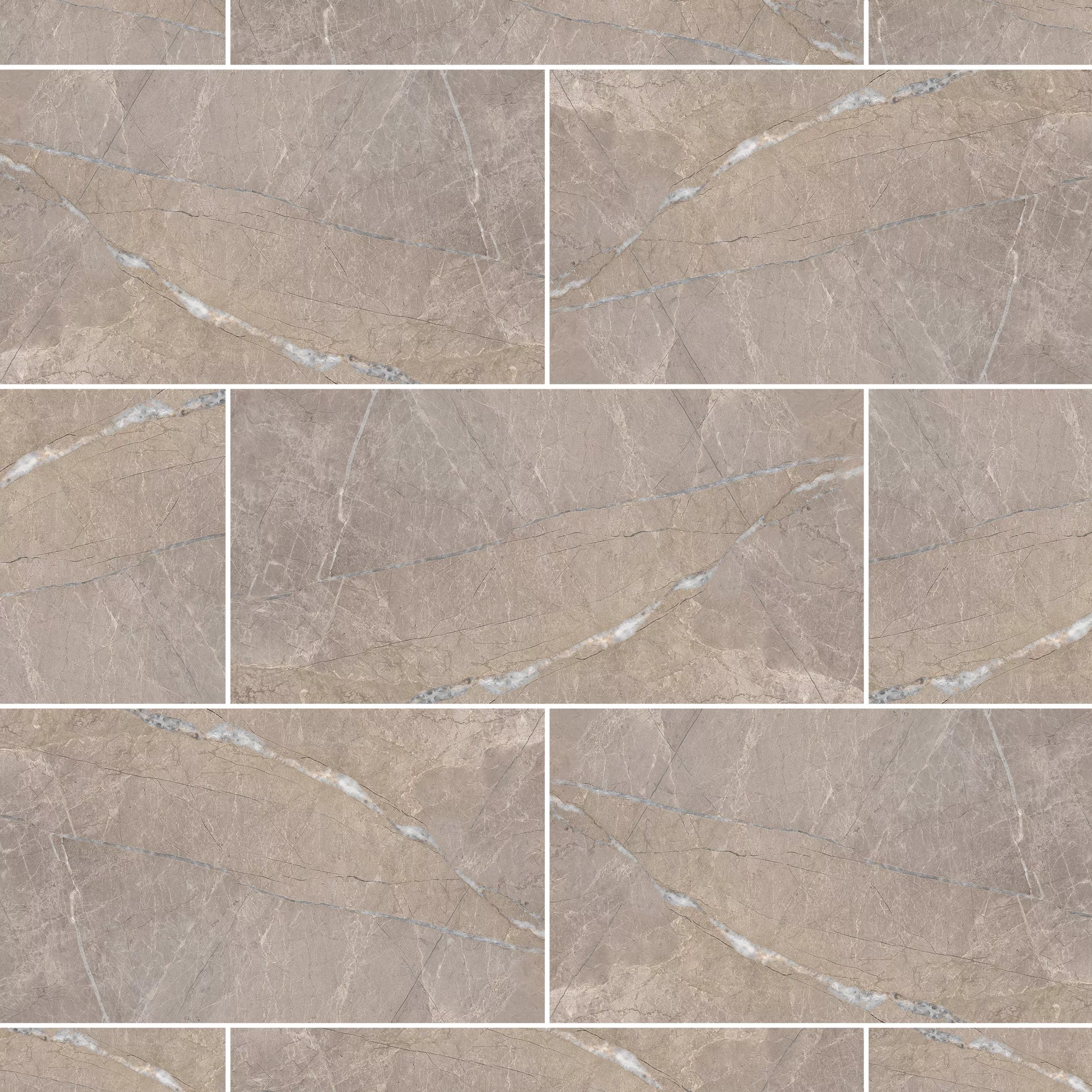 Tavani Gray Polished Porcelain Tile