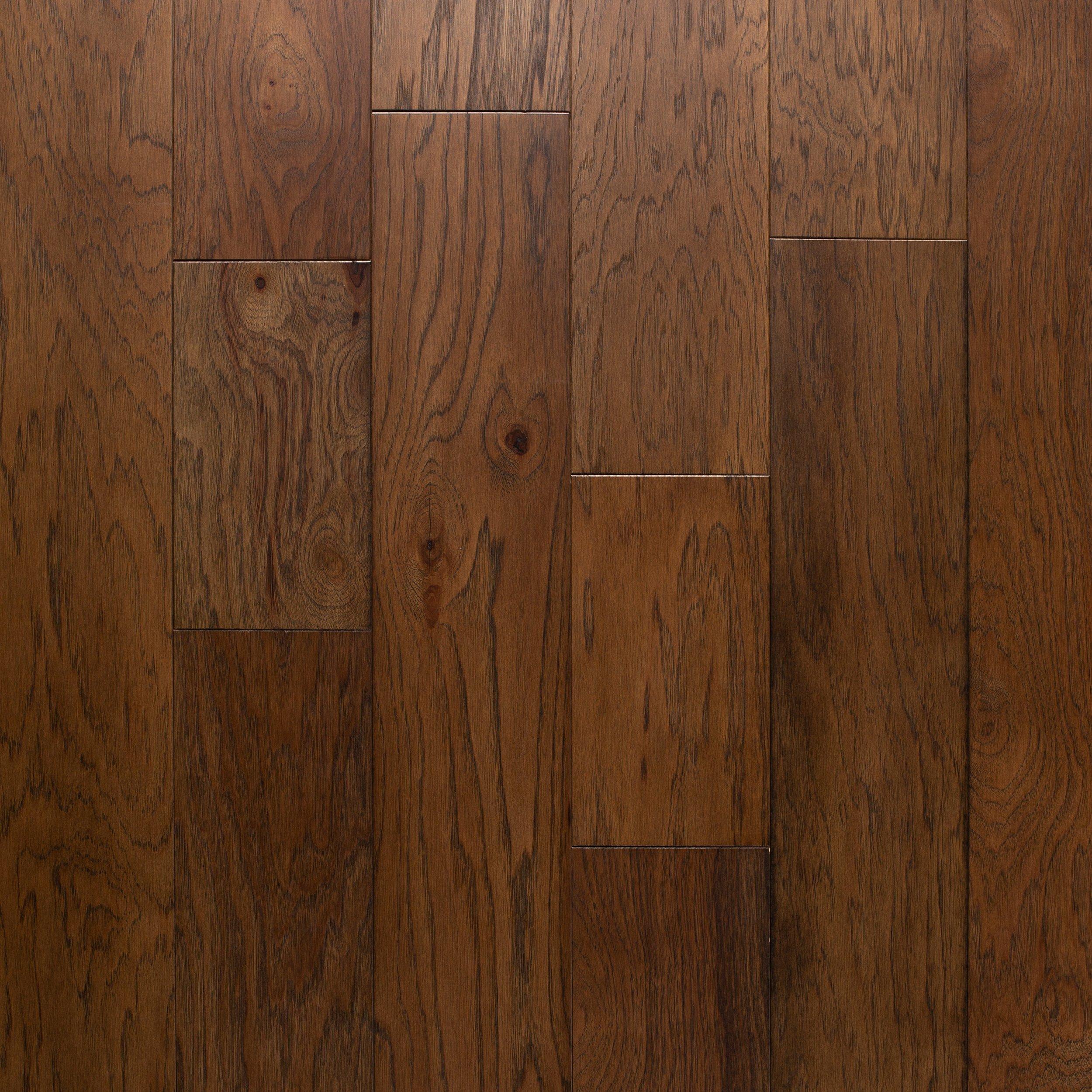 Cantrell Hickory Wire-Brushed Engineered Hardwood