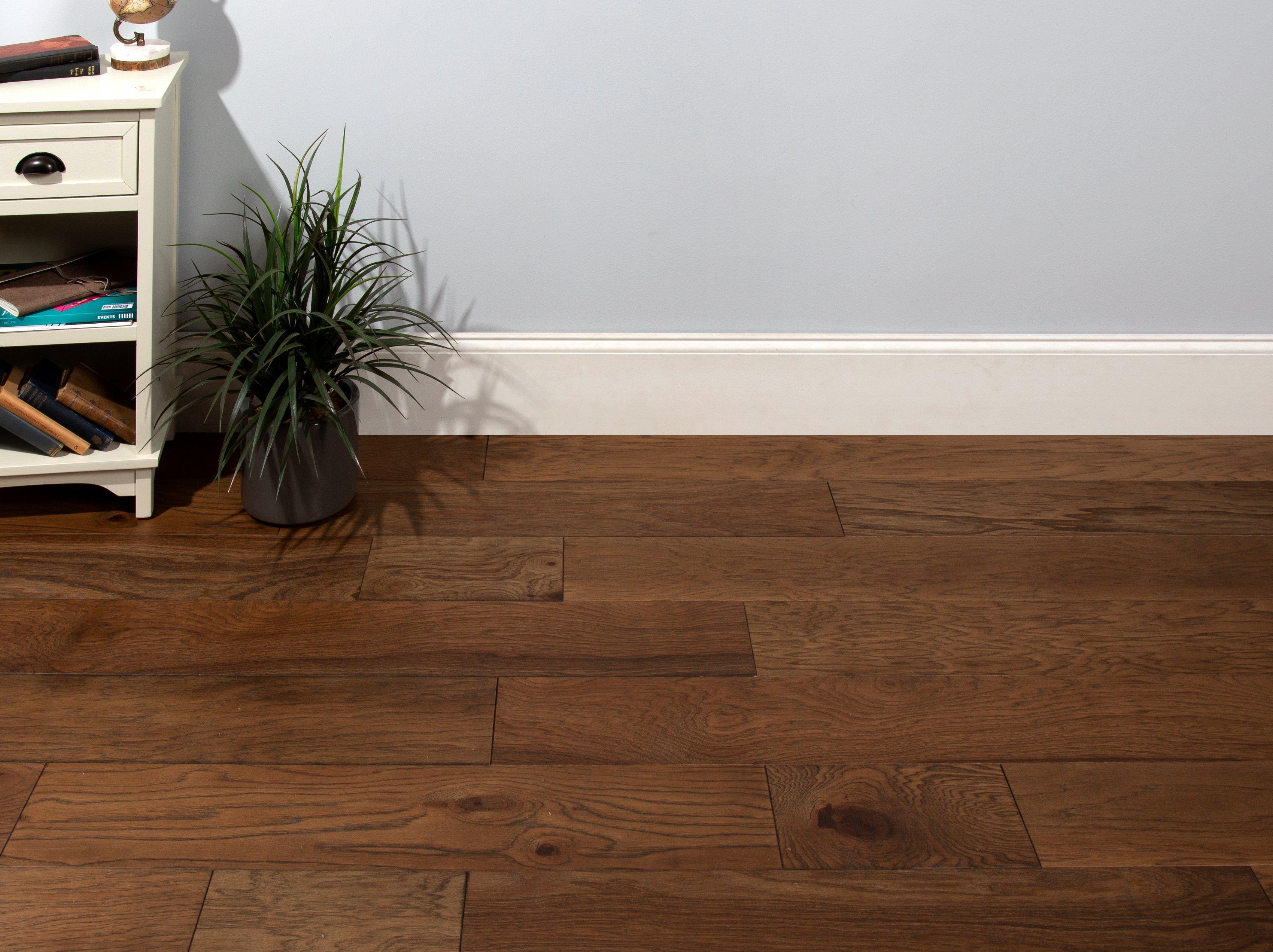 wide plank hickory engineered flooring