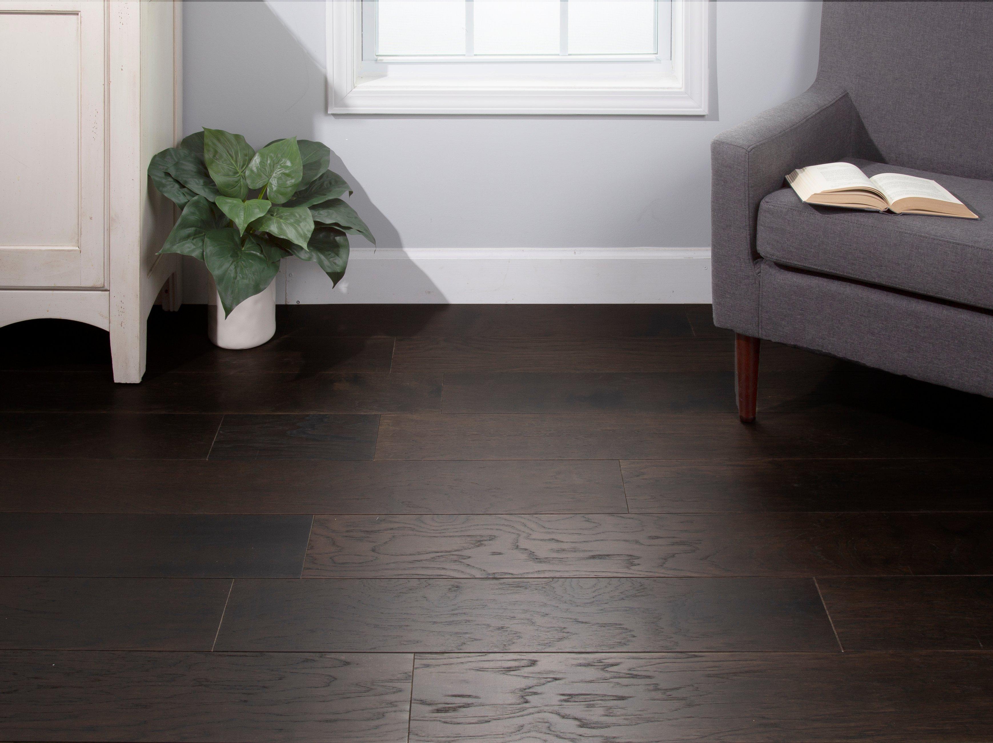 Kendree Hickory Wire-Brushed Engineered Hardwood